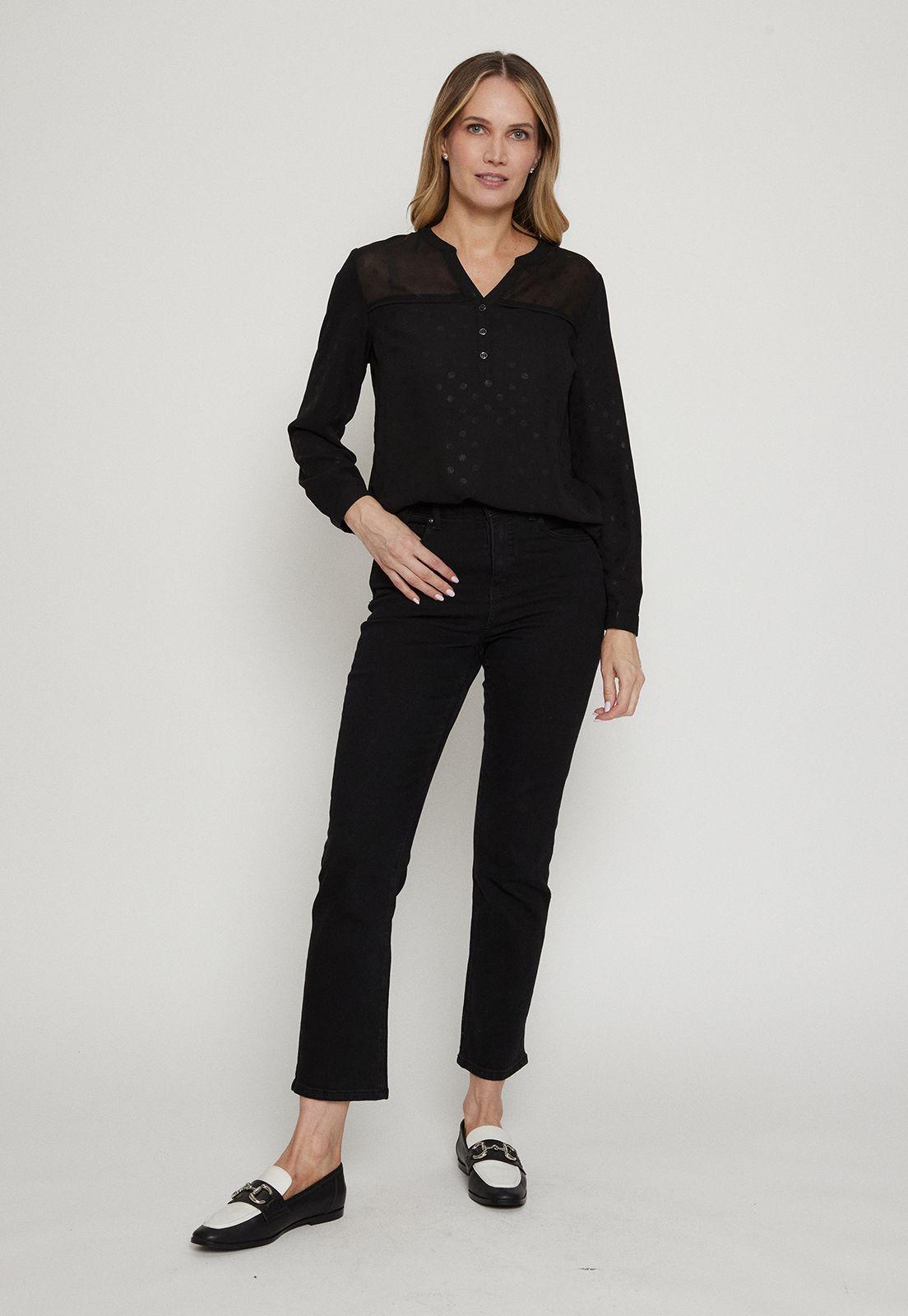 Blusa Estampada Negro Ma Griffe 14102124058102-0