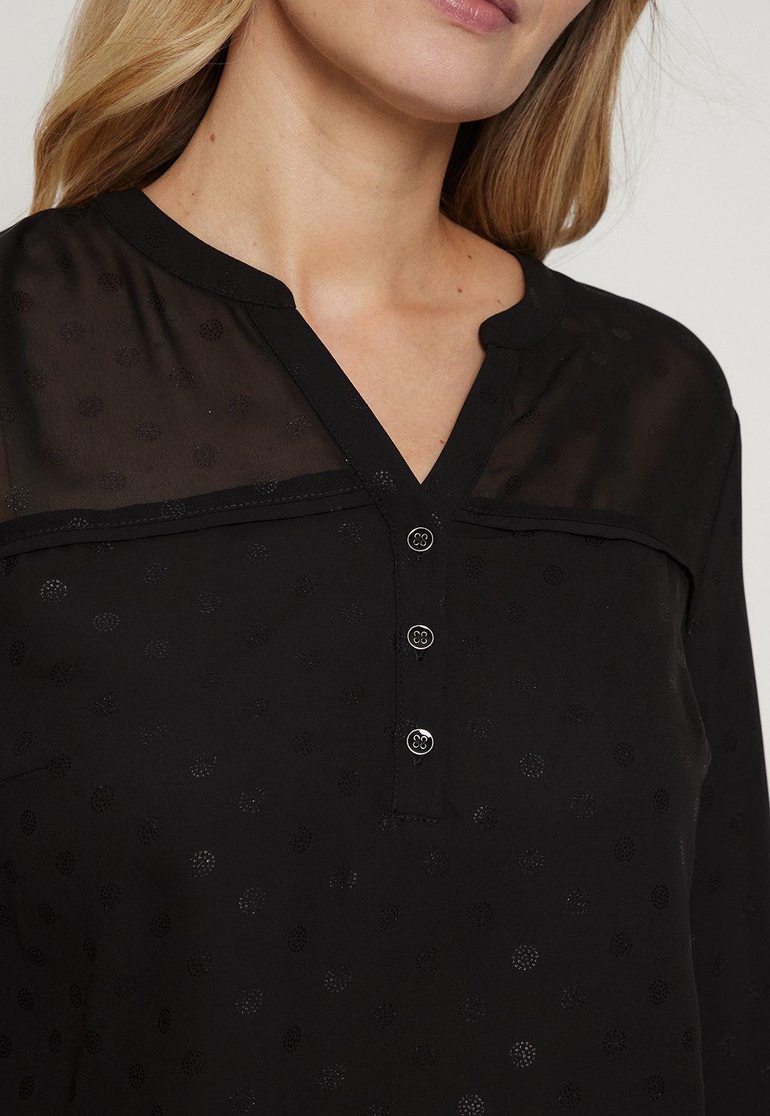 Blusa Estampada Negro Ma Griffe 14102124058102-1