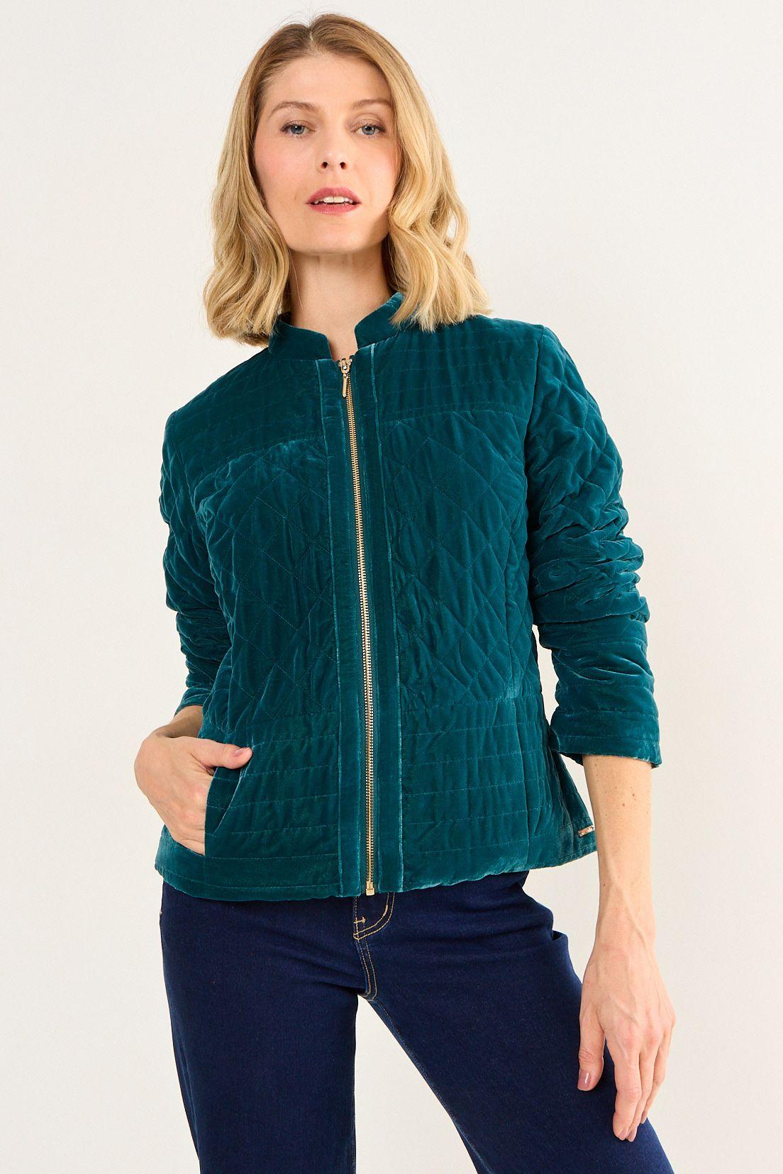 Parka Corta Verde Oliva Ma Griffe 17602126004107-0