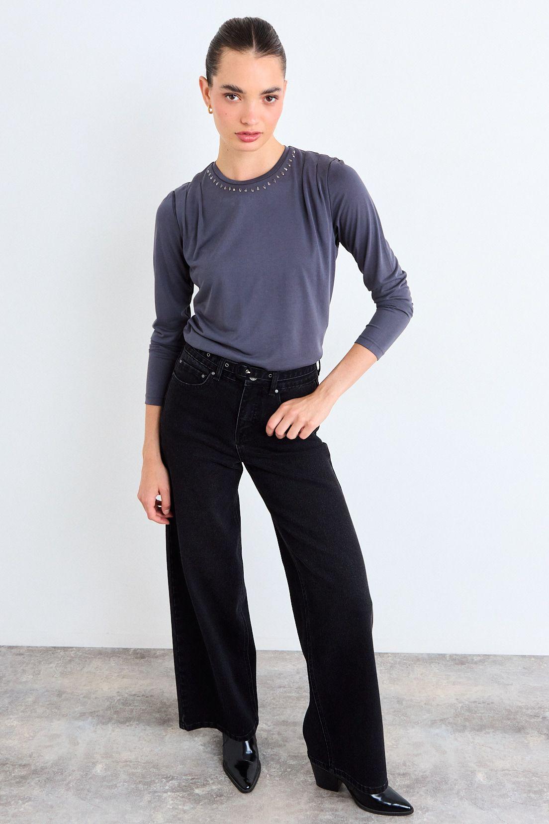 Polera Estampada Gris iO 14620126052163-3