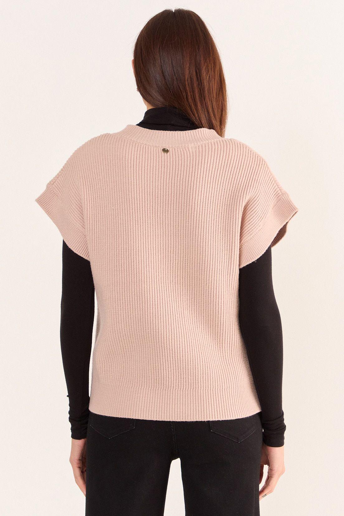 Sweater Liso Beige Ma Griffe 18102125054106-2