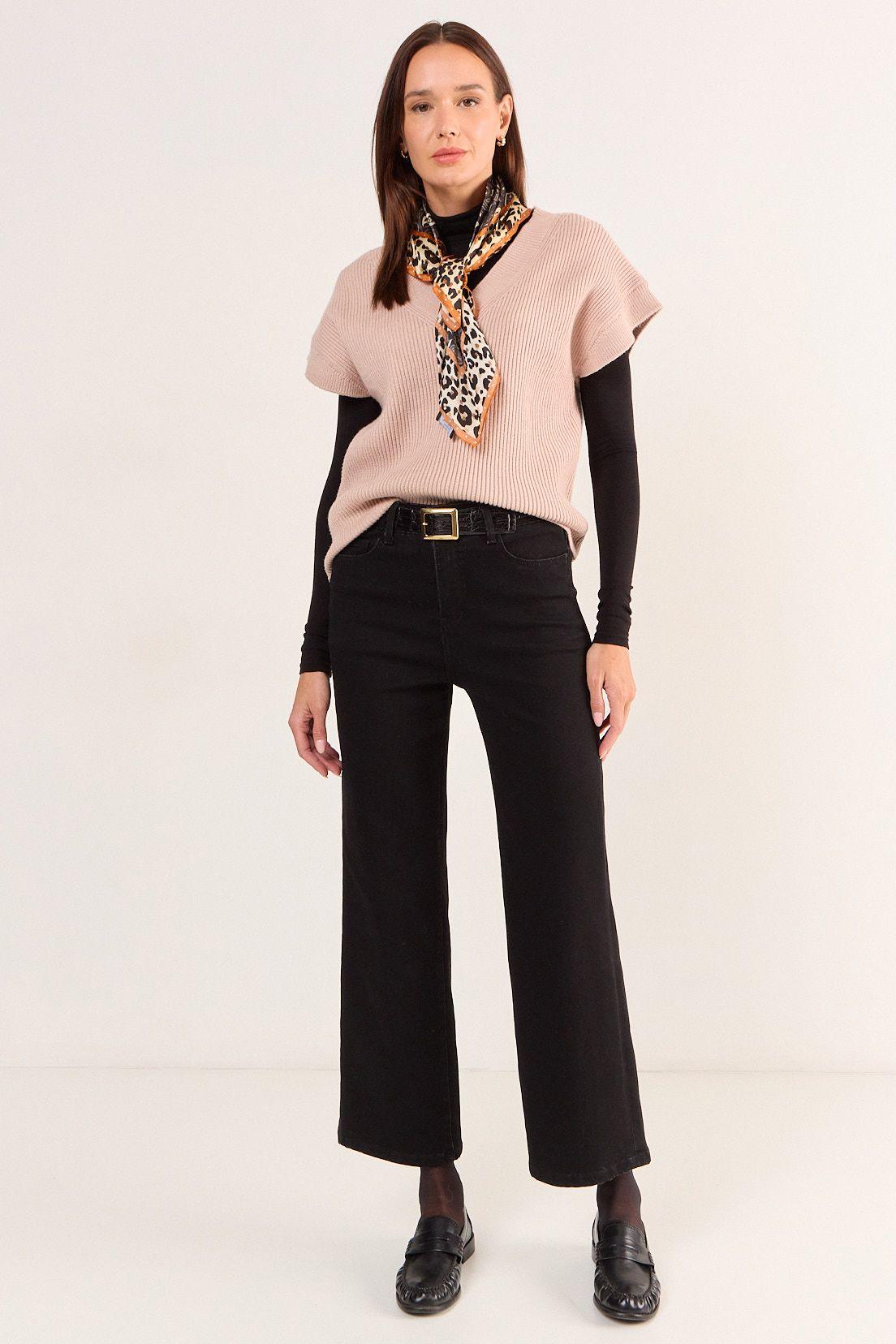 Sweater Liso Beige Ma Griffe 18102125054106-3