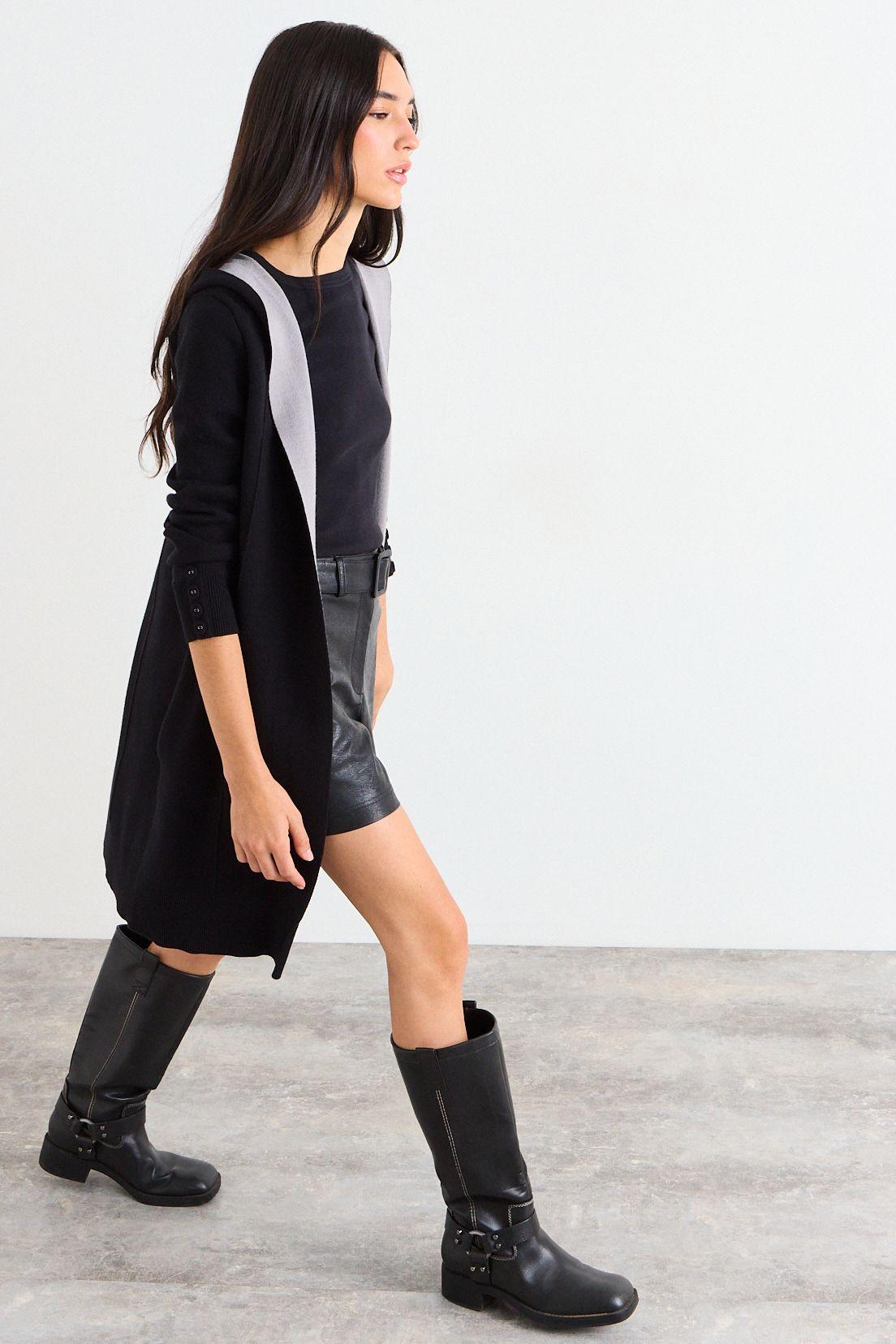 Chaleco Liso Negro iO 18020126007102-2