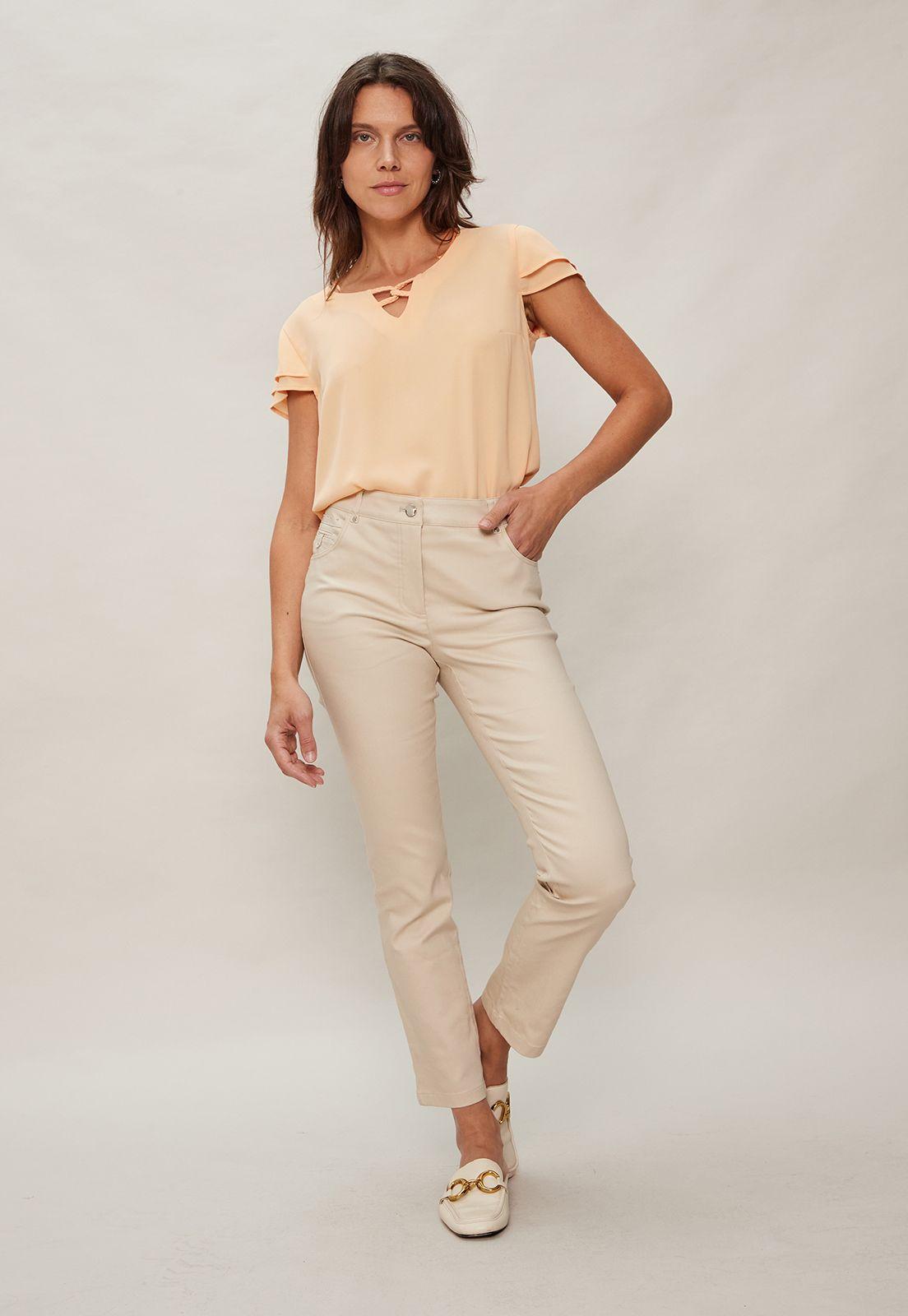 PANTALON PITILLO Beige Ma Griffe 11002124001106-0