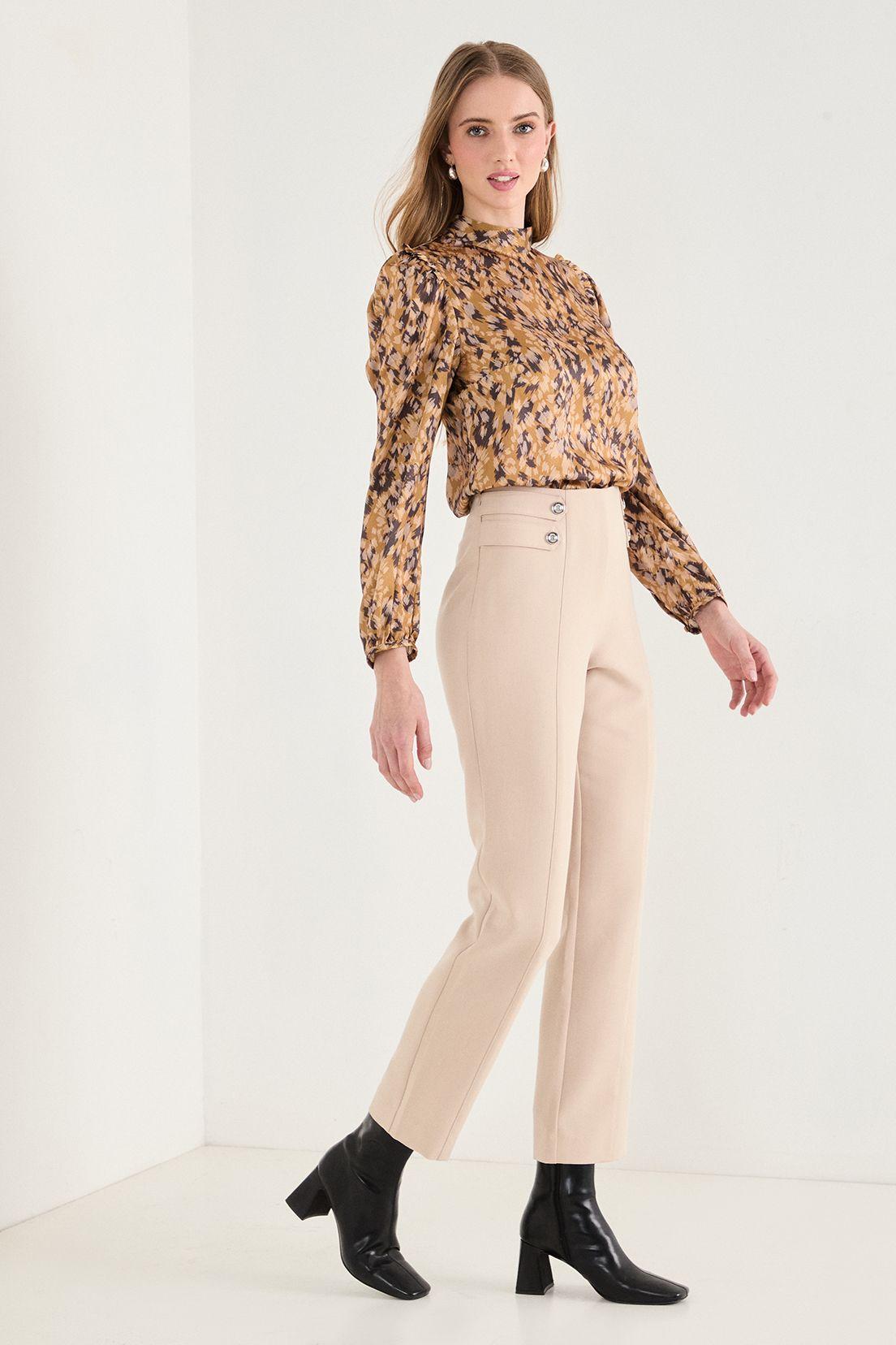 Pantalon Liso Beige 11004125010106-3