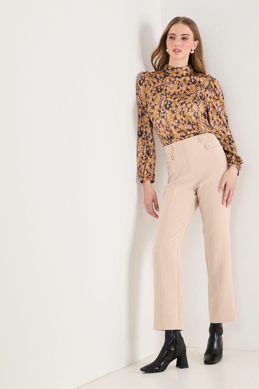Pantalon Liso Beige 11004125010106-4