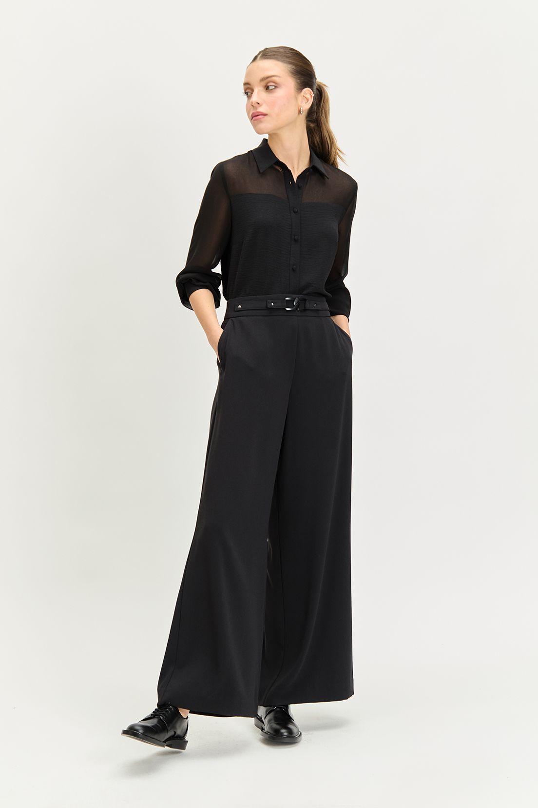 Pantalon Liso Negro iO 11020224005102-0