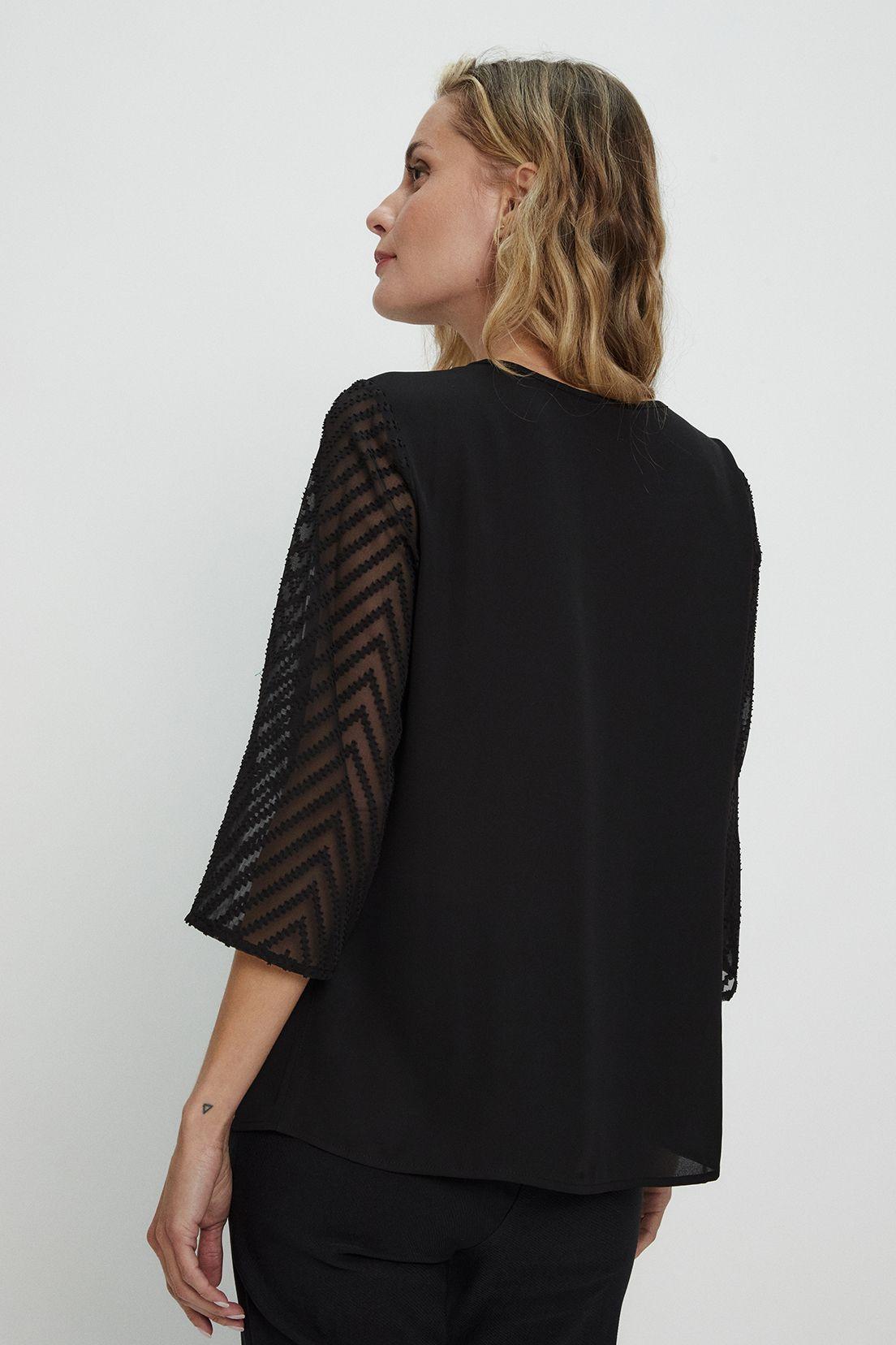 Blusa Lisa Negro Ma Griffe 14002224054102-3