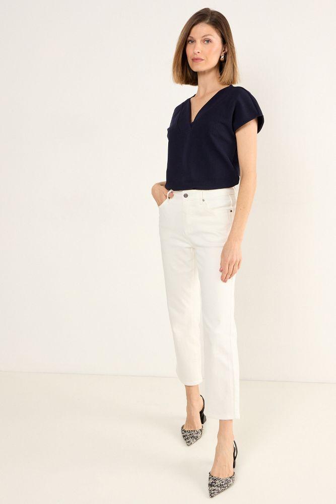 Polera Lisa Azul Ma Griffe 14204225032104-4