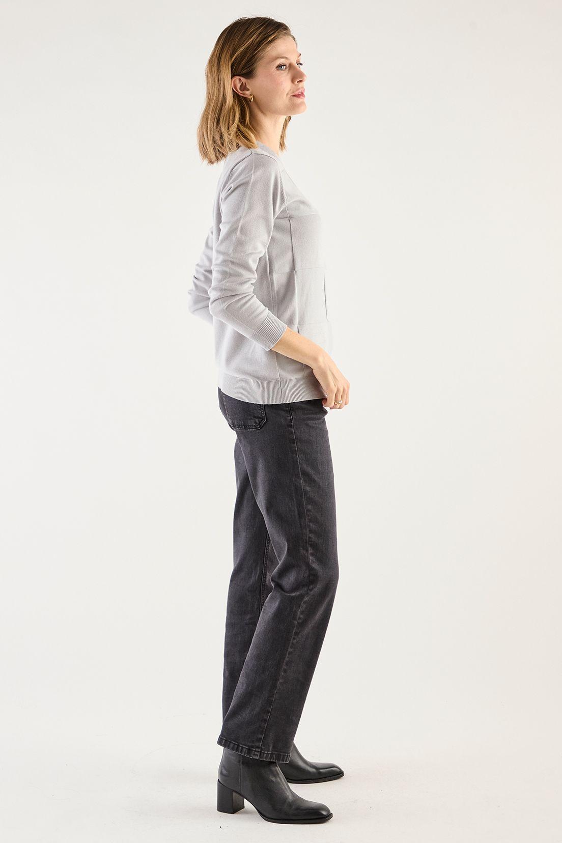 Sweater Liso Gris 18104125003113-3