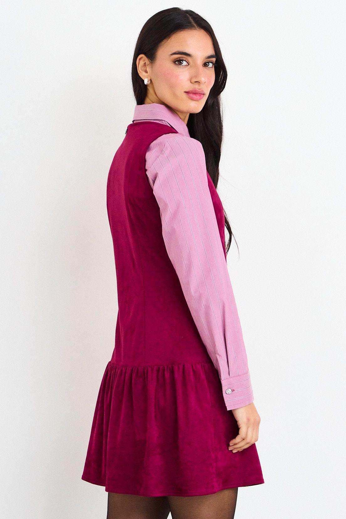 Vestido Liso Burdeos iO 13020226100112-2