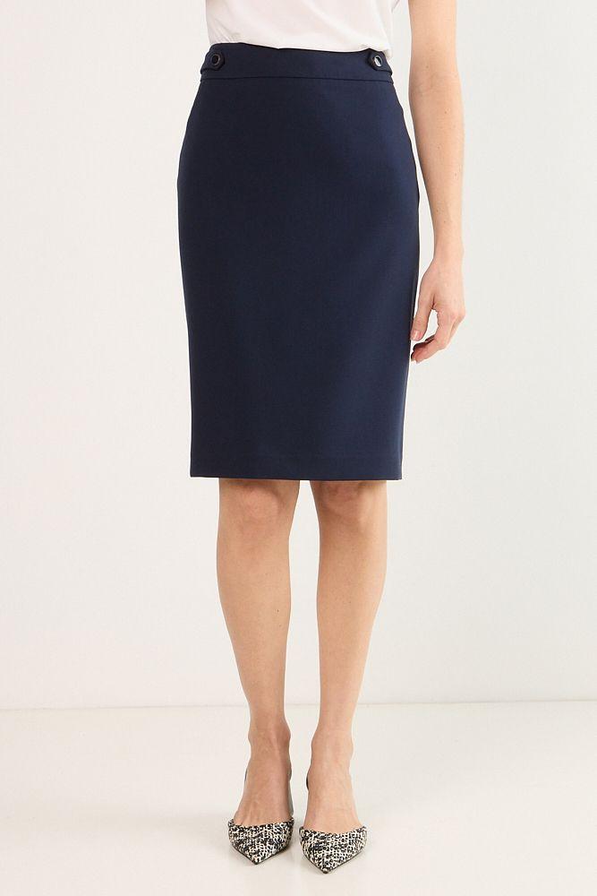 Falda Larga Azul Ma Griffe 12002225050104-1