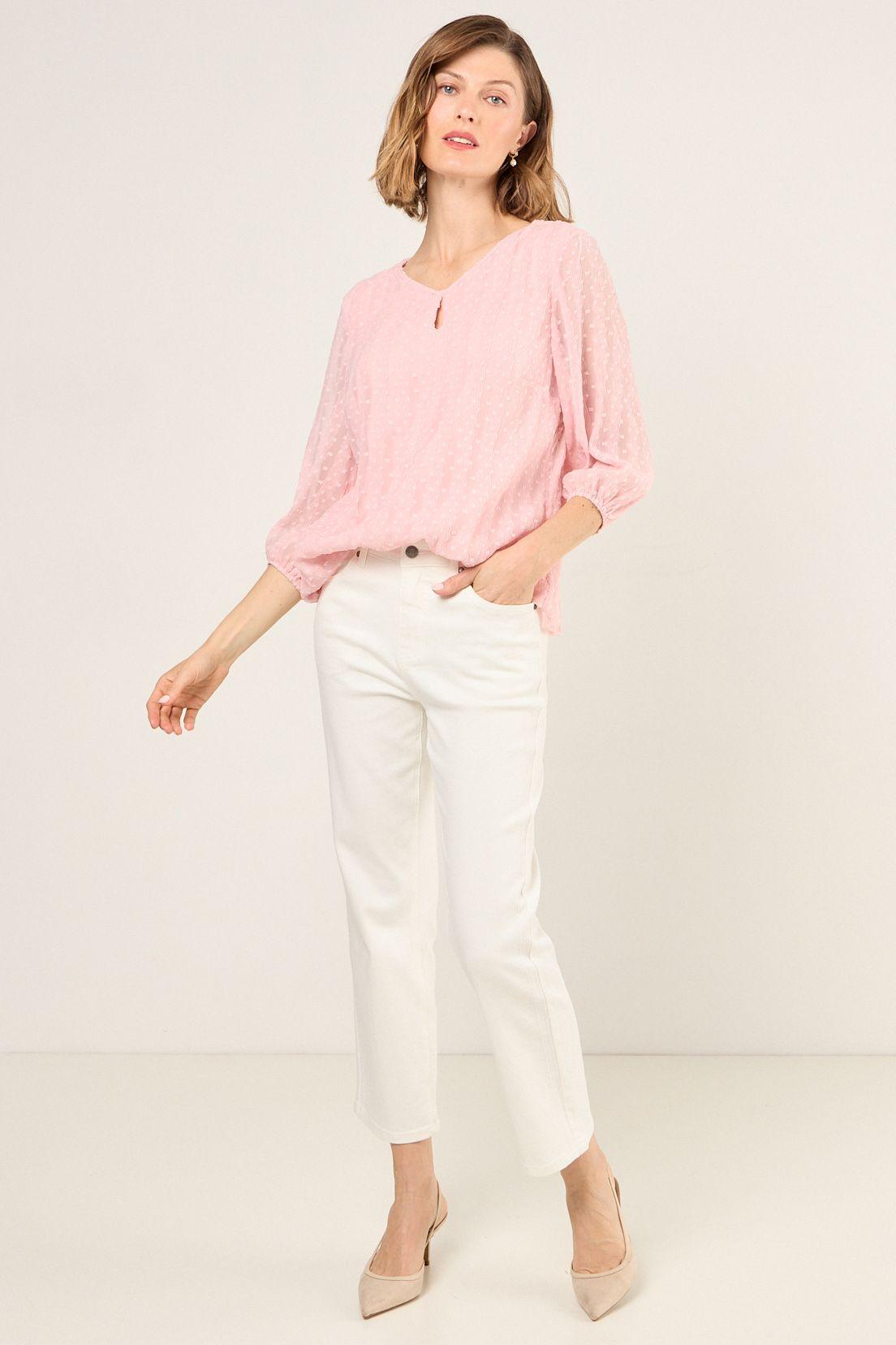 Blusa Lisa Rosa Ma Griffe 14004225032123-4