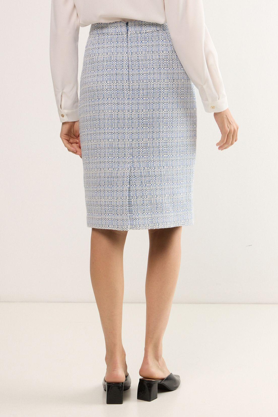 Falda Larga Celeste Ma Griffe 12102225050110-4