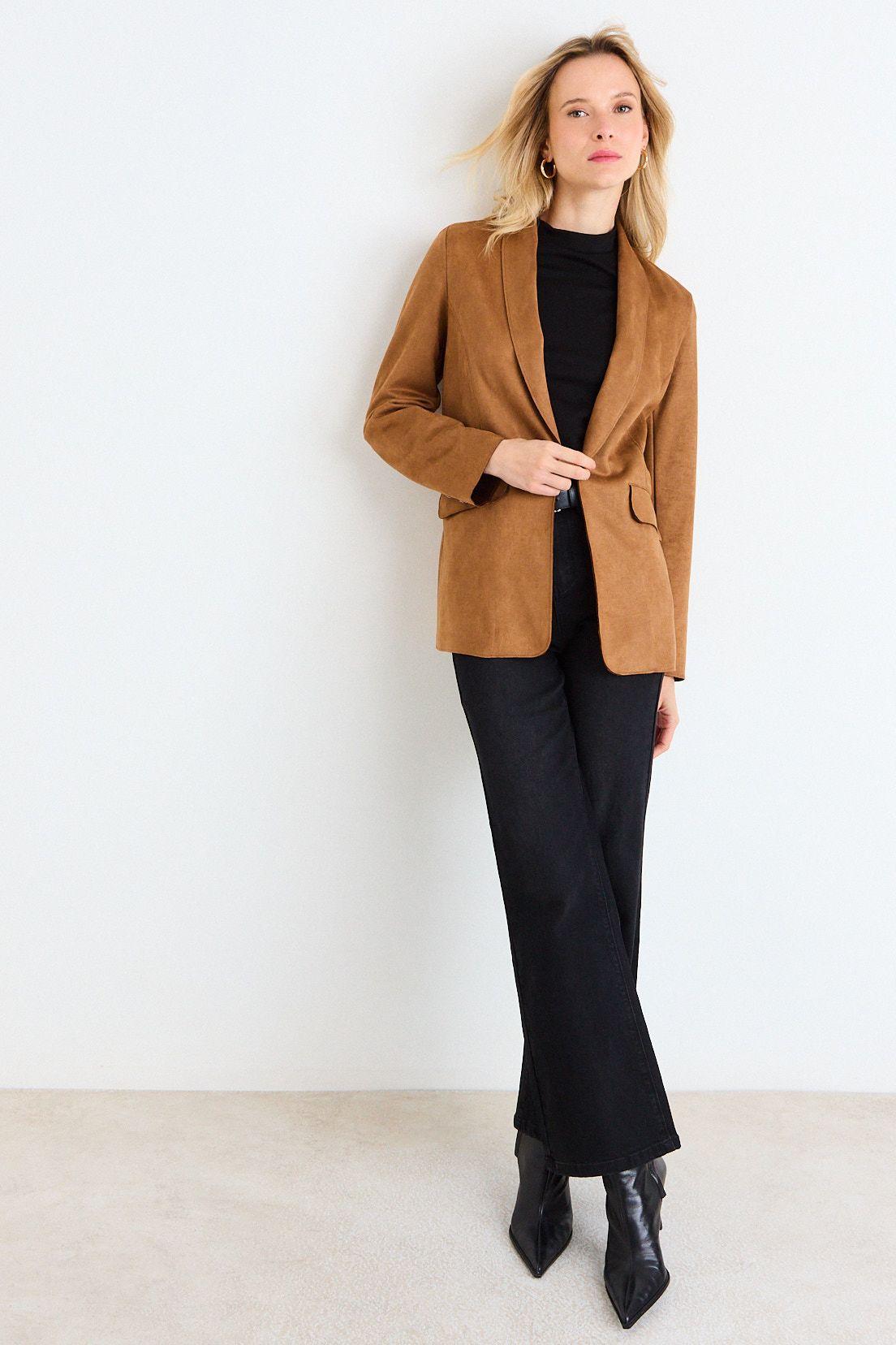 Blazer Liso Café Ash 16007226058129-3