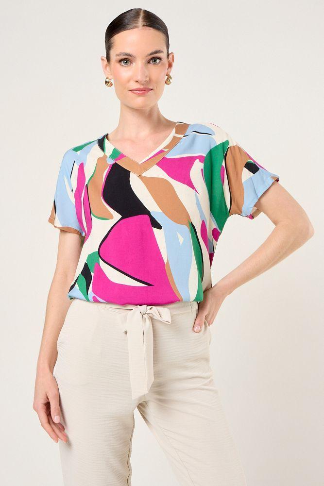 Polera Fantasia Burdeos Ma Griffe 14304225001112-0