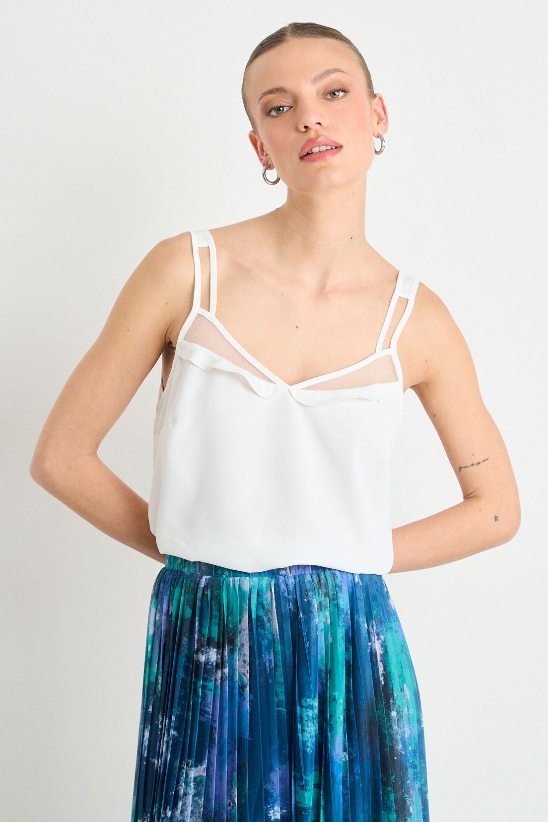 Blusa Sin Mangas Crudo iO 14020225009105-0
