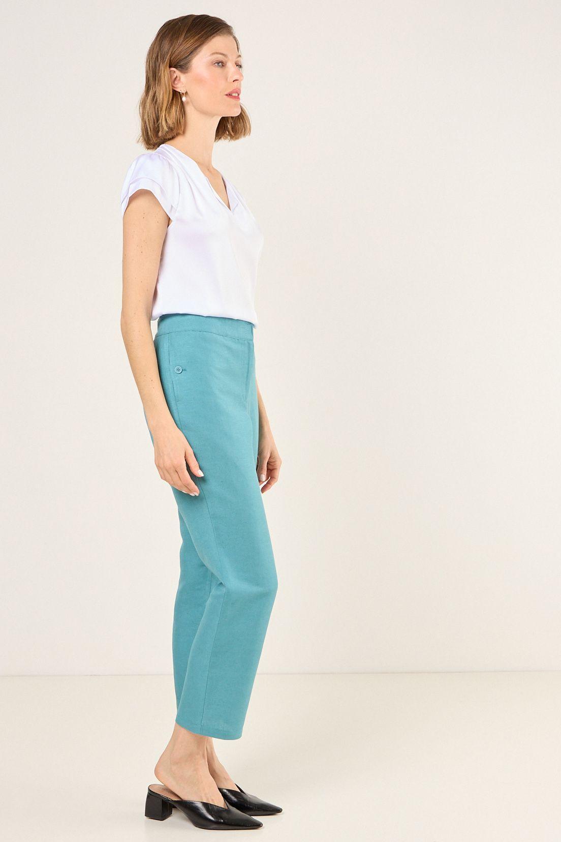 Pantalon Liso Verde Oliva Ma Griffe 11004225032107-4