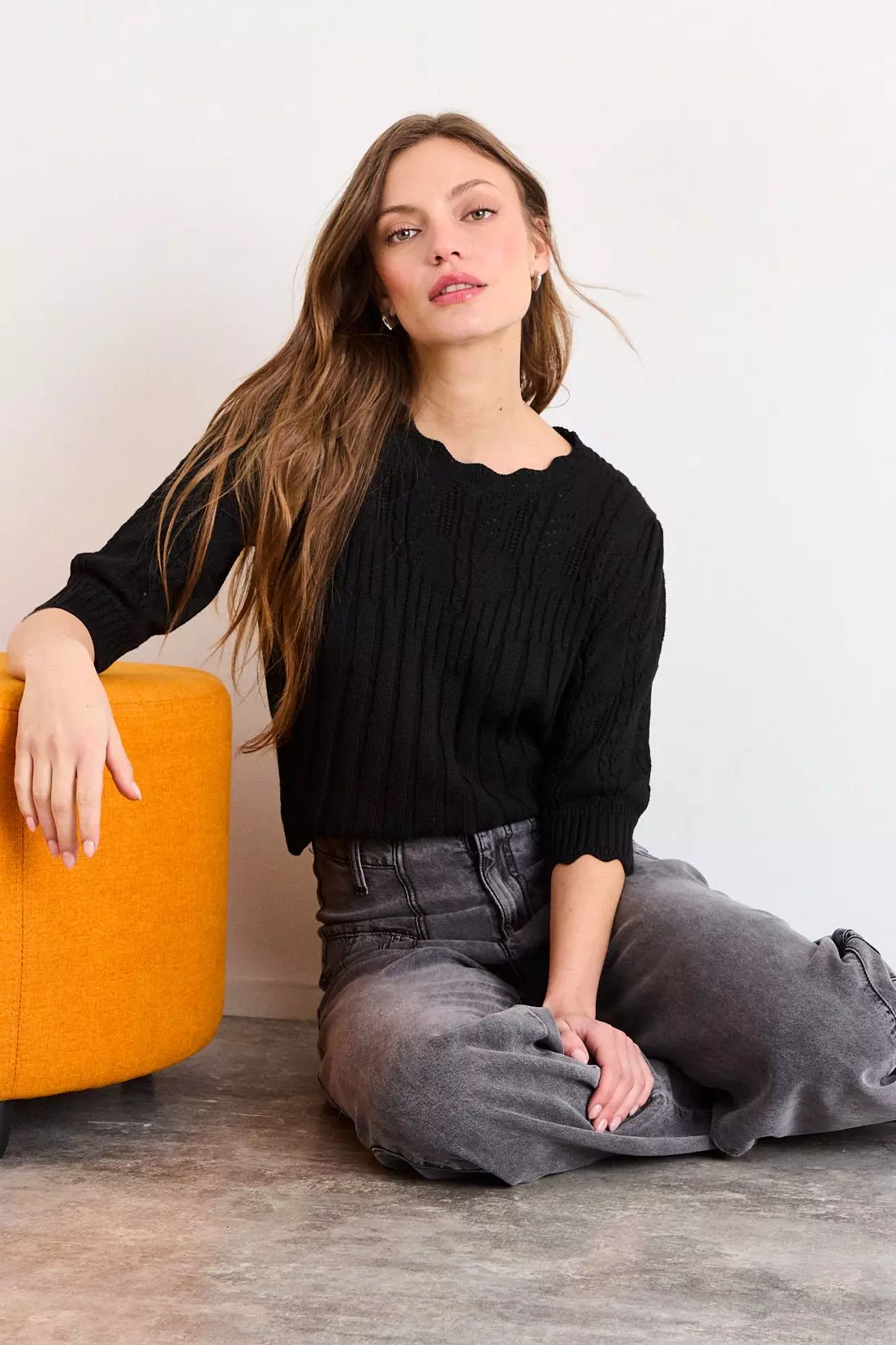 Sweater Liso Negro iO 18120226008102-2
