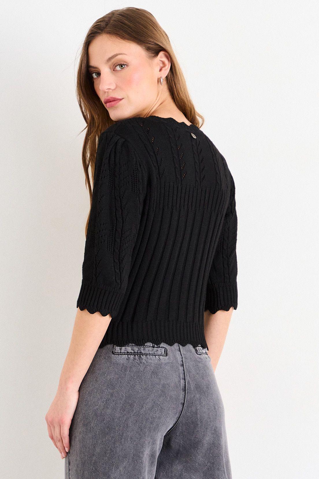 Sweater Liso Negro iO 18120226008102-3
