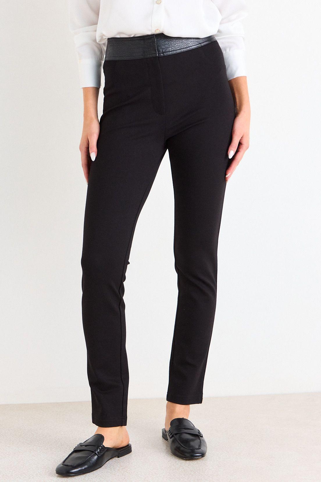 Calza Con Aplicacion De Pu Negro Ash 11407126052102-1