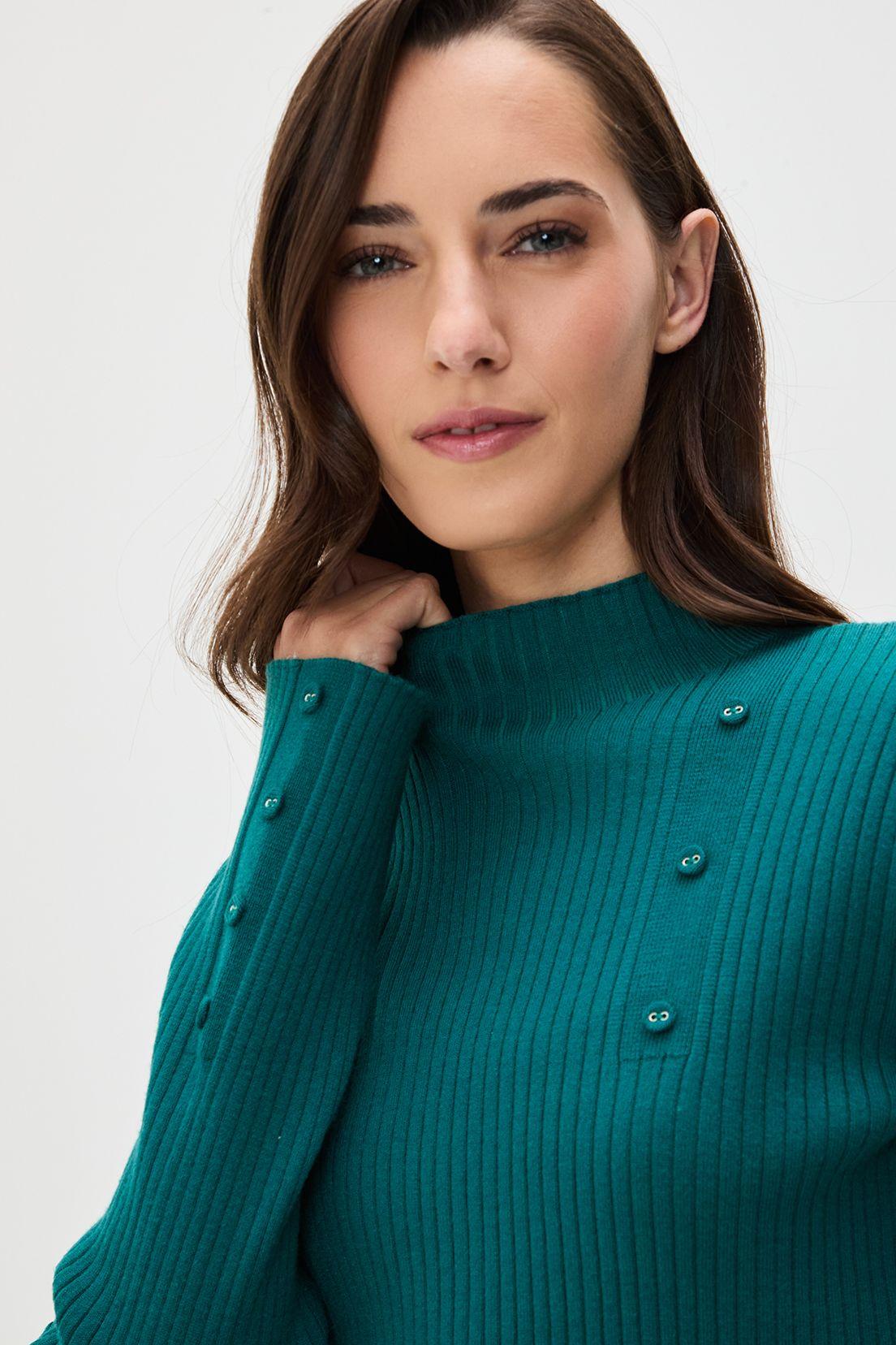 Sweater Liso Verde Oliva 18104125001107-1