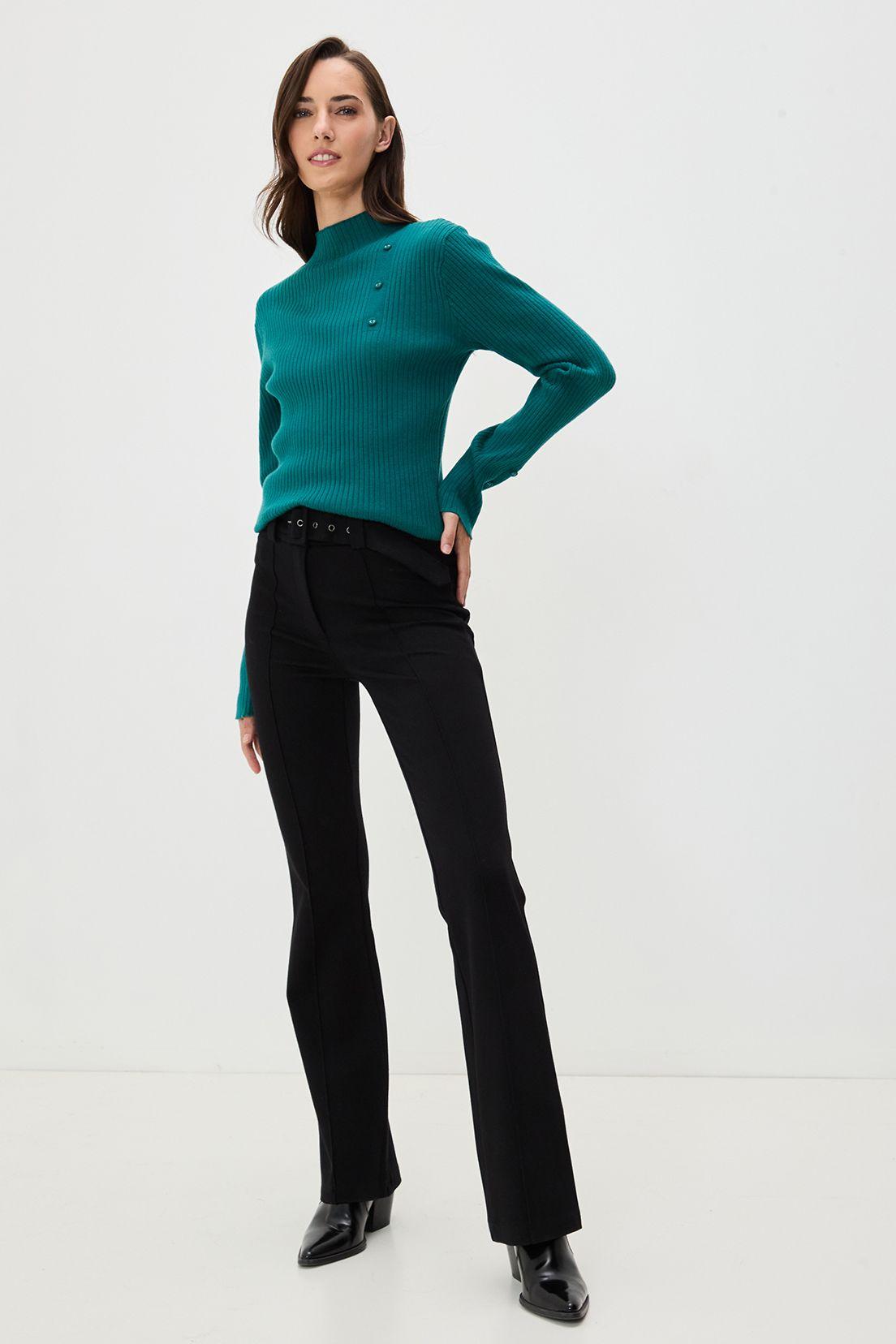Sweater Liso Verde Oliva 18104125001107-4