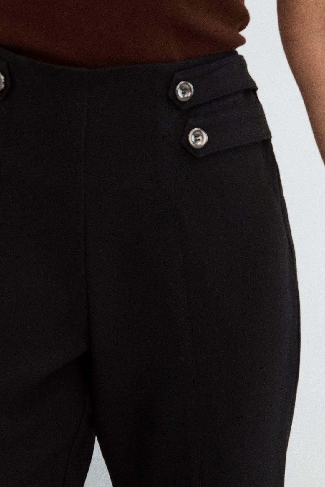 Pantalon Liso Negro 11004125010102-2