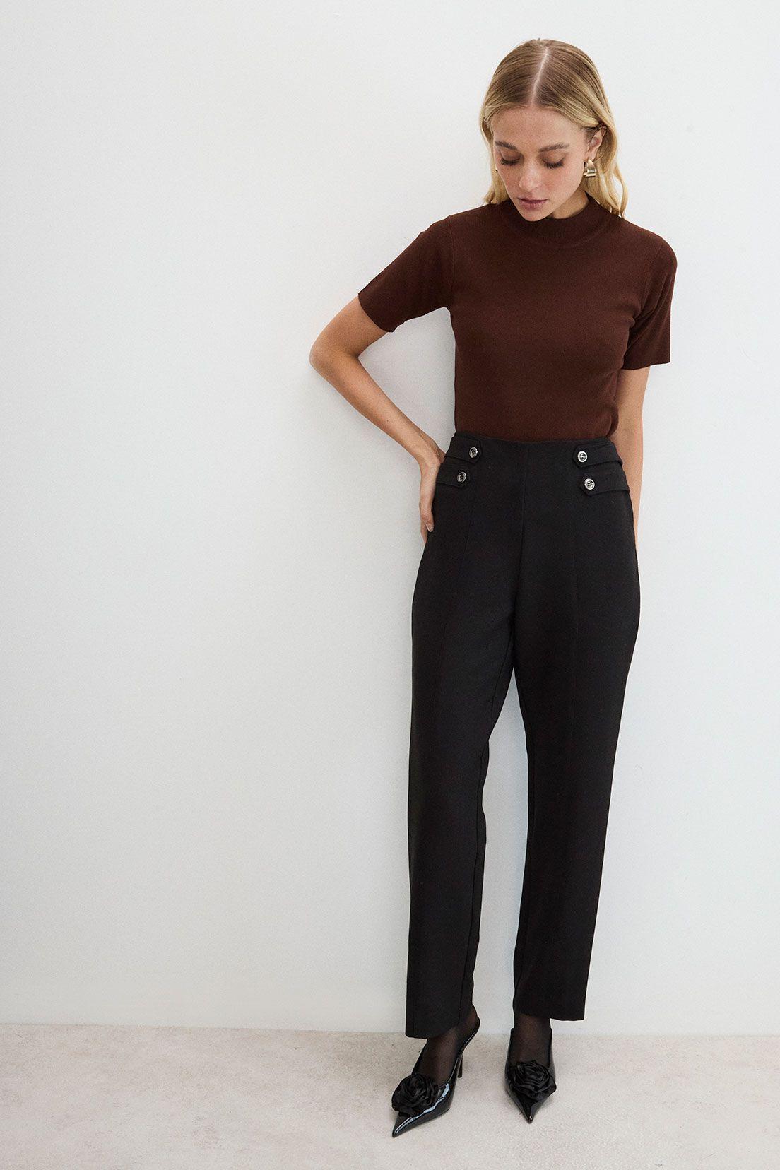 Pantalon Liso Negro 11004125010102-0