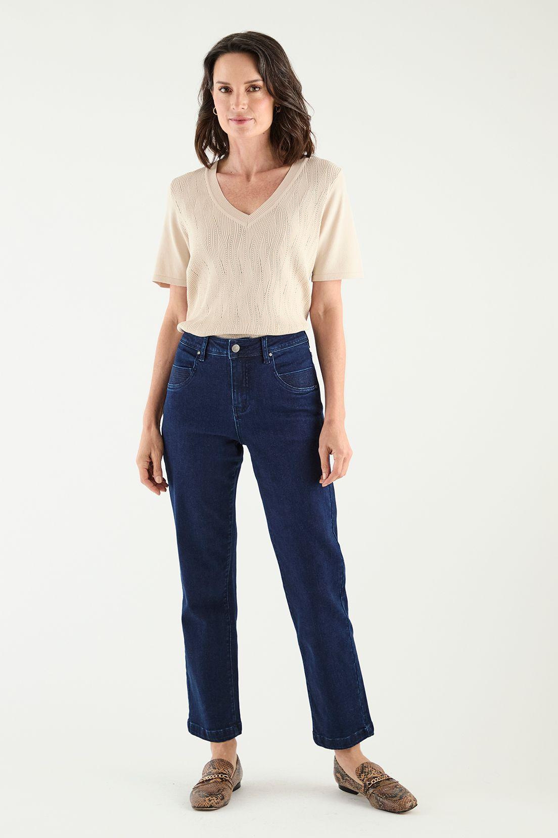 Jeans Liso Azul 11302125003104-0