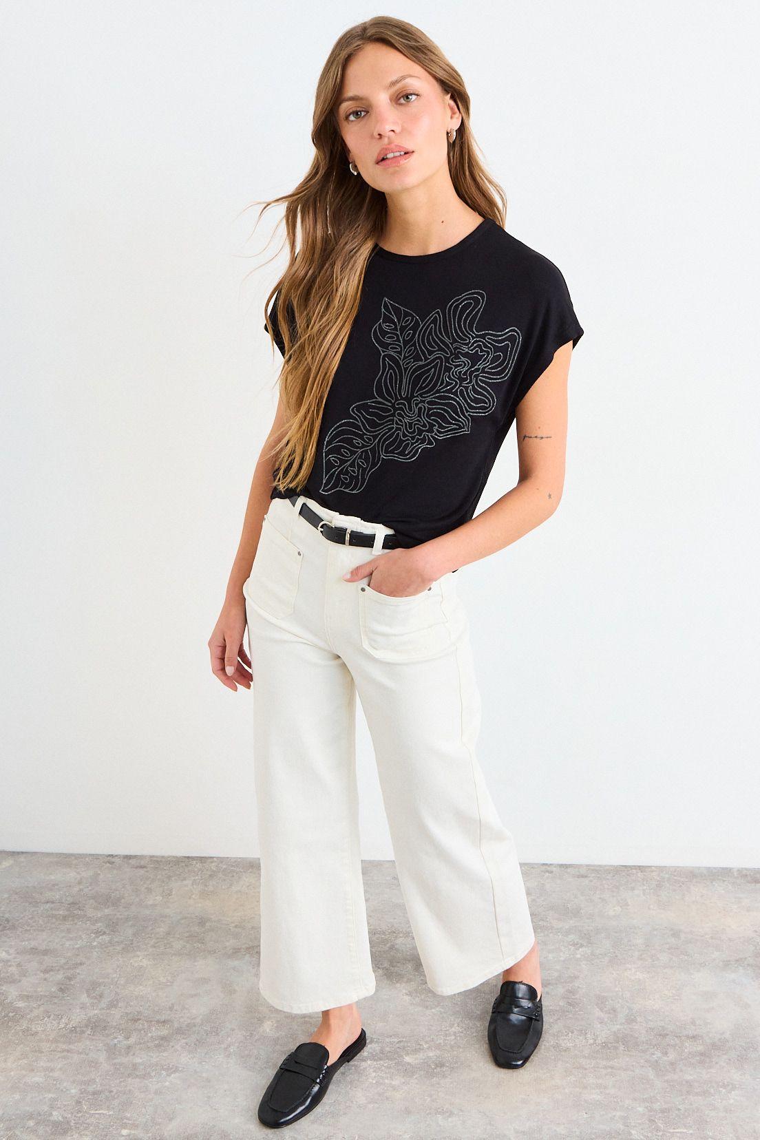 Polera Estampada Negro iO 14604225092102-4