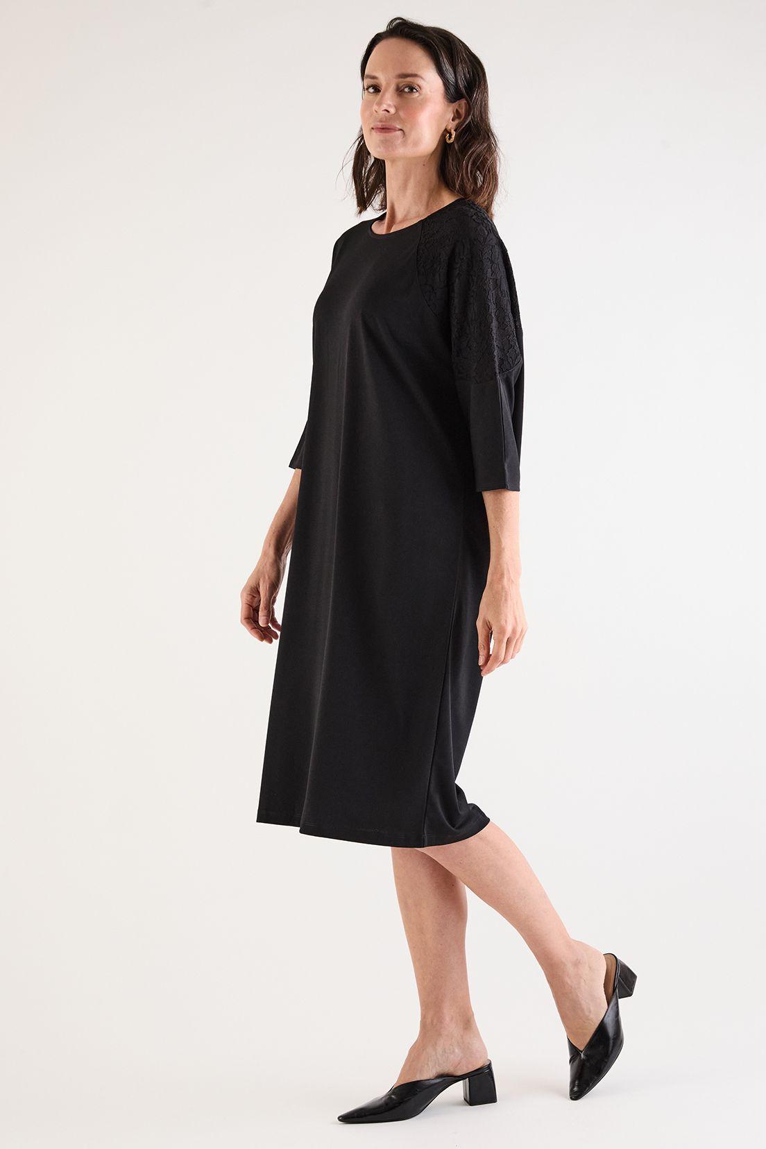 Vestido Liso Negro 13002125050102-2
