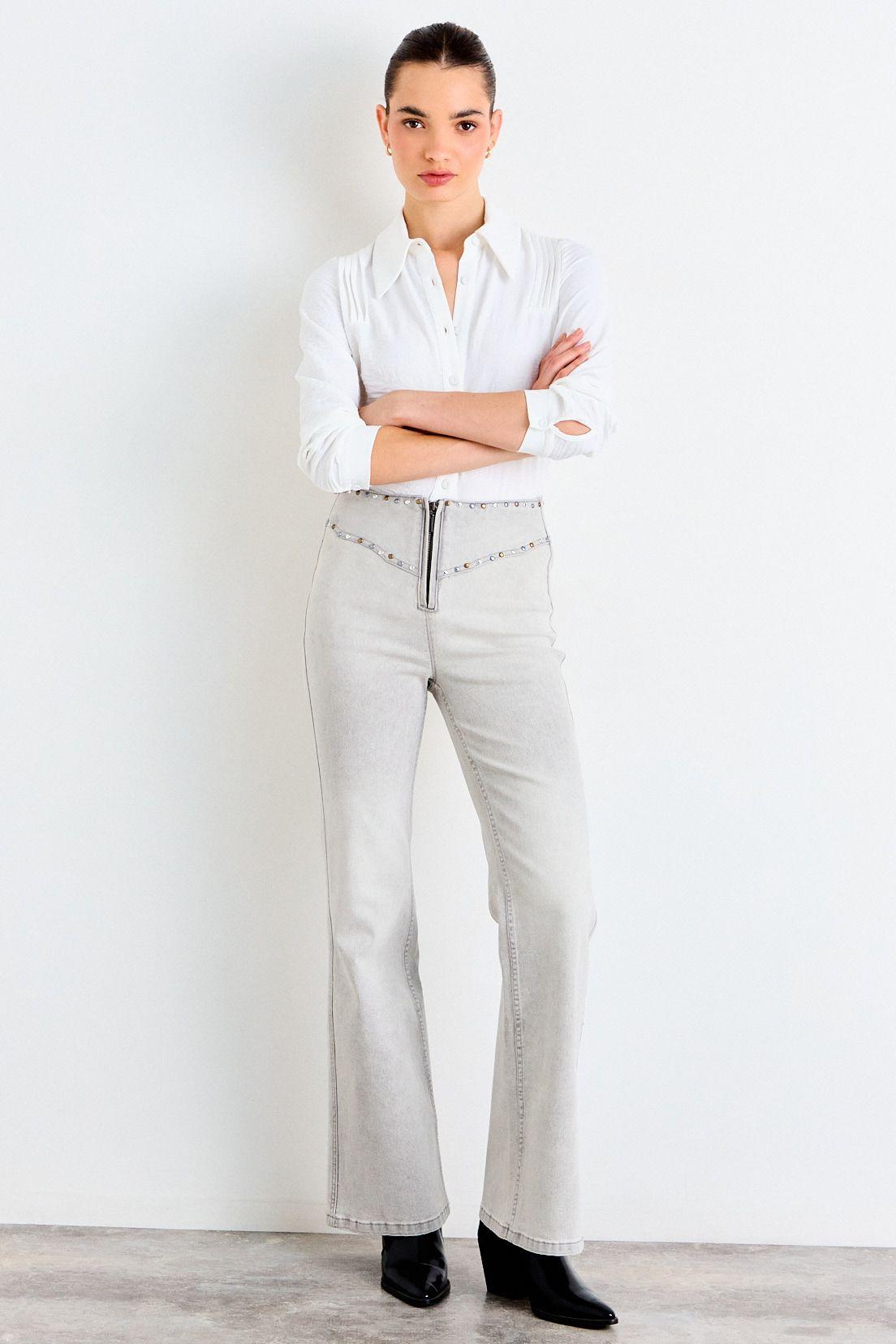Jeans Liso Gris iO 11320126015113-0