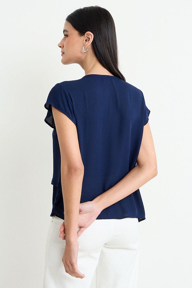 Blusa Manga Corta Azul Ash 14004125012104-2