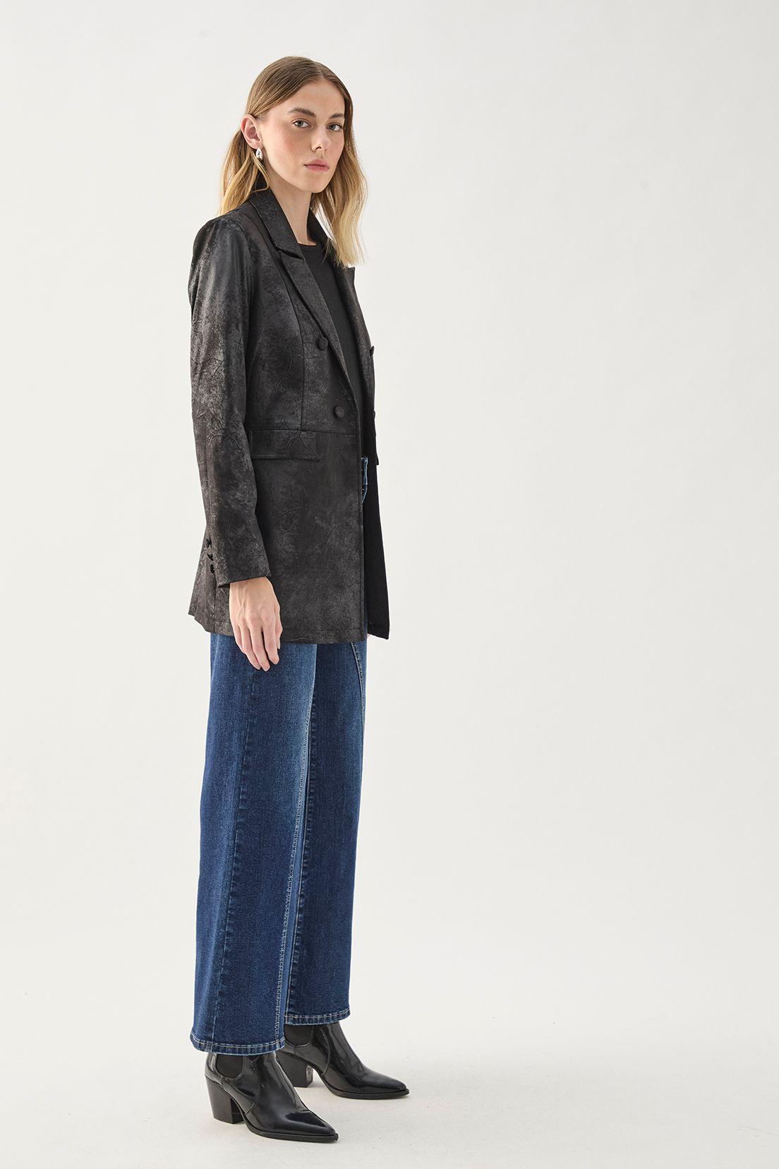 Blazer Liso Negro 16004125005102-3