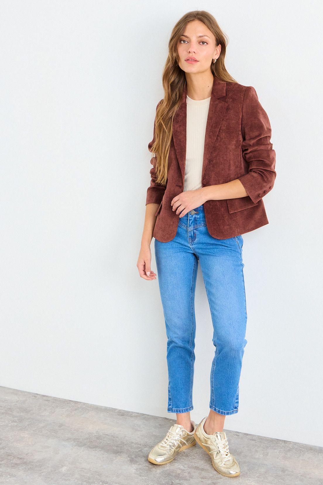 Blazer Liso Café iO 16020126060109-4