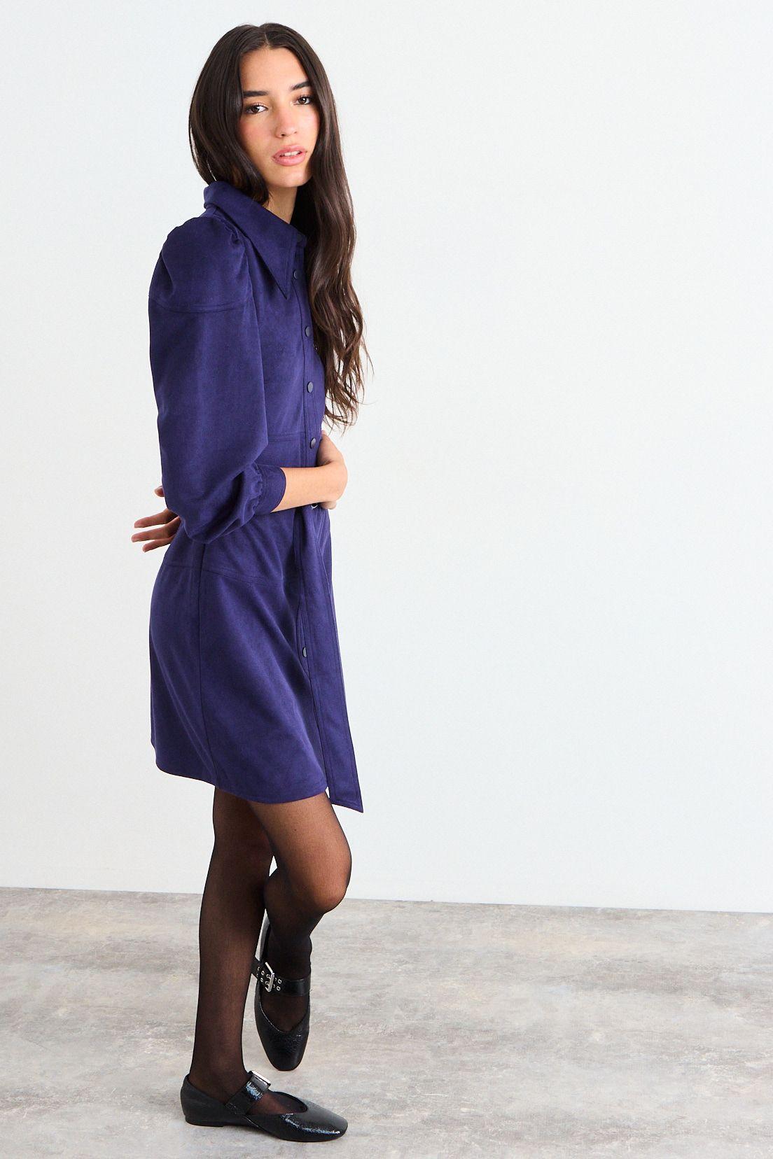 Vestido Liso Azul iO 13020126053104-2