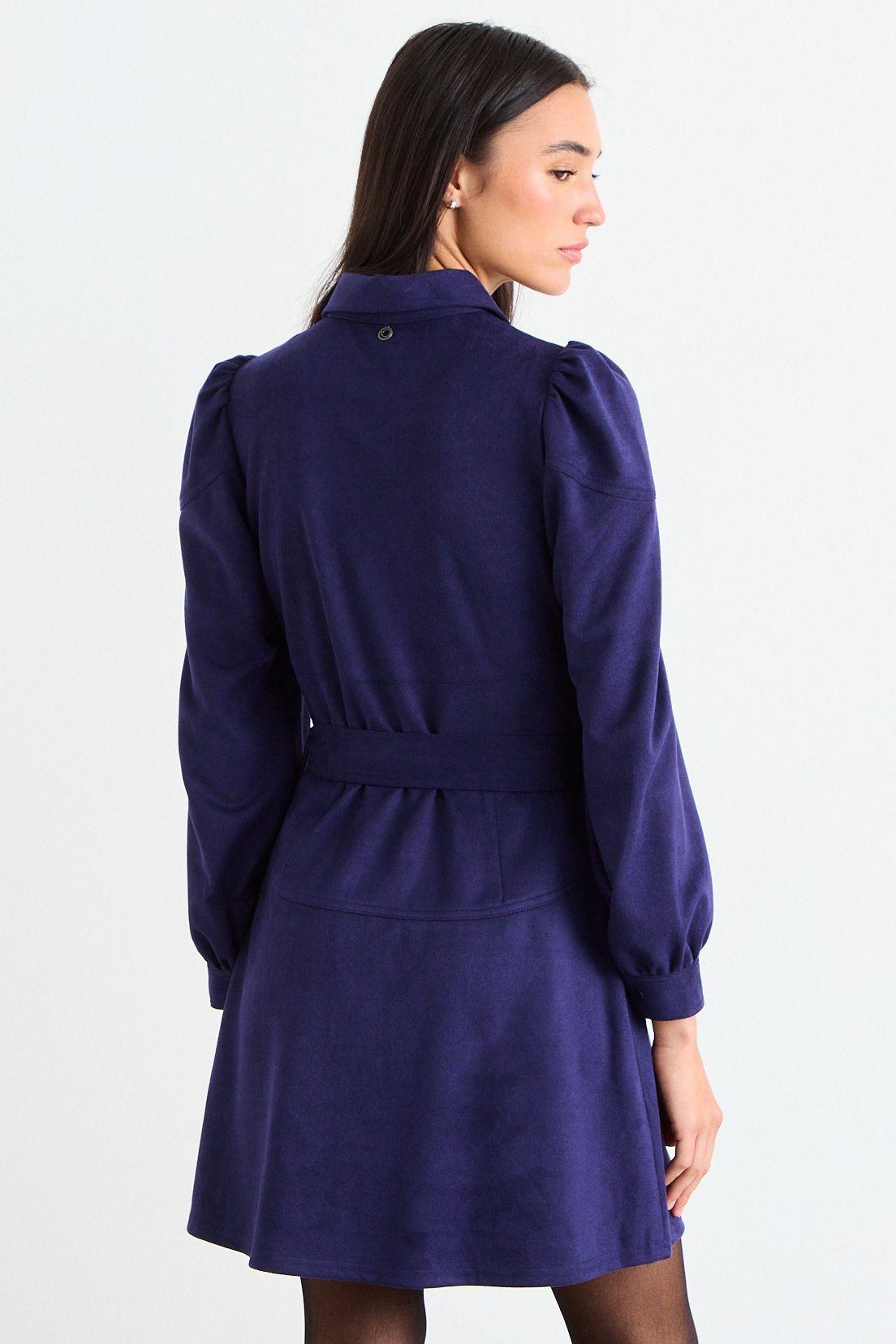 Vestido Liso Azul iO 13020126053104-3