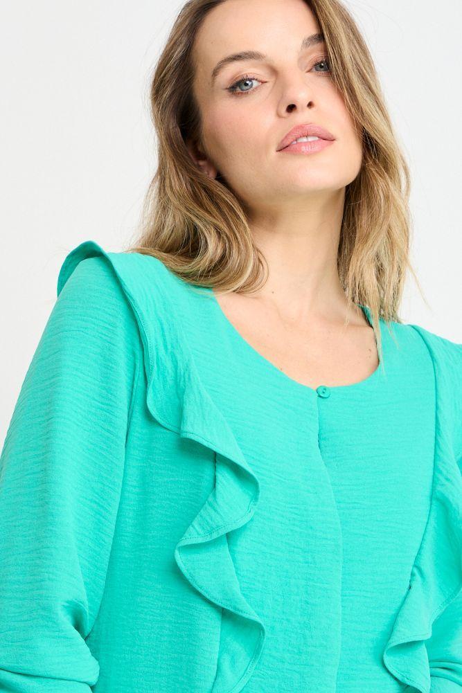 Blusas Manga Larga Verde Ash 14007225003217-1