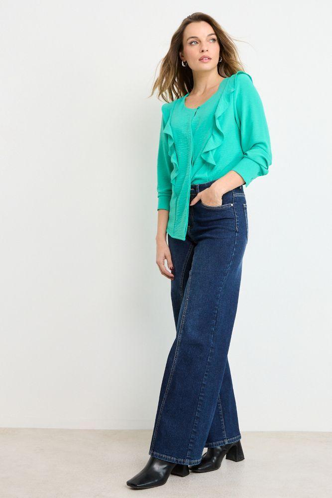 Blusas Manga Larga Verde Ash 14007225003217-3