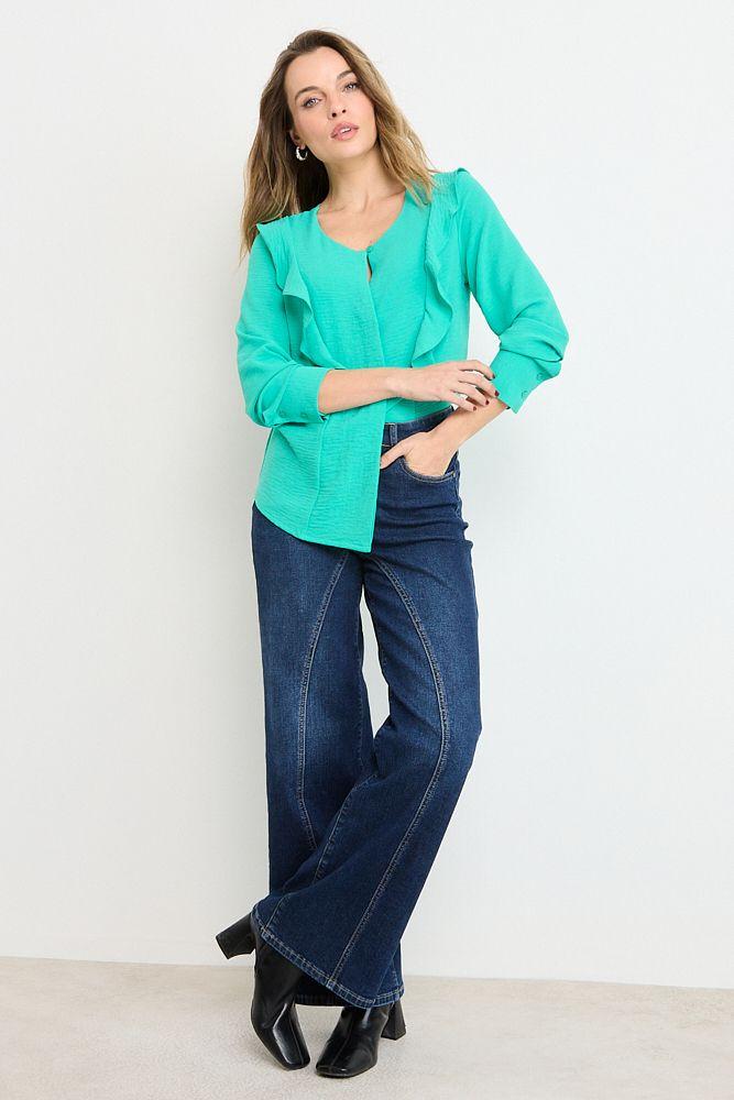 Blusas Manga Larga Verde Ash 14007225003217-4