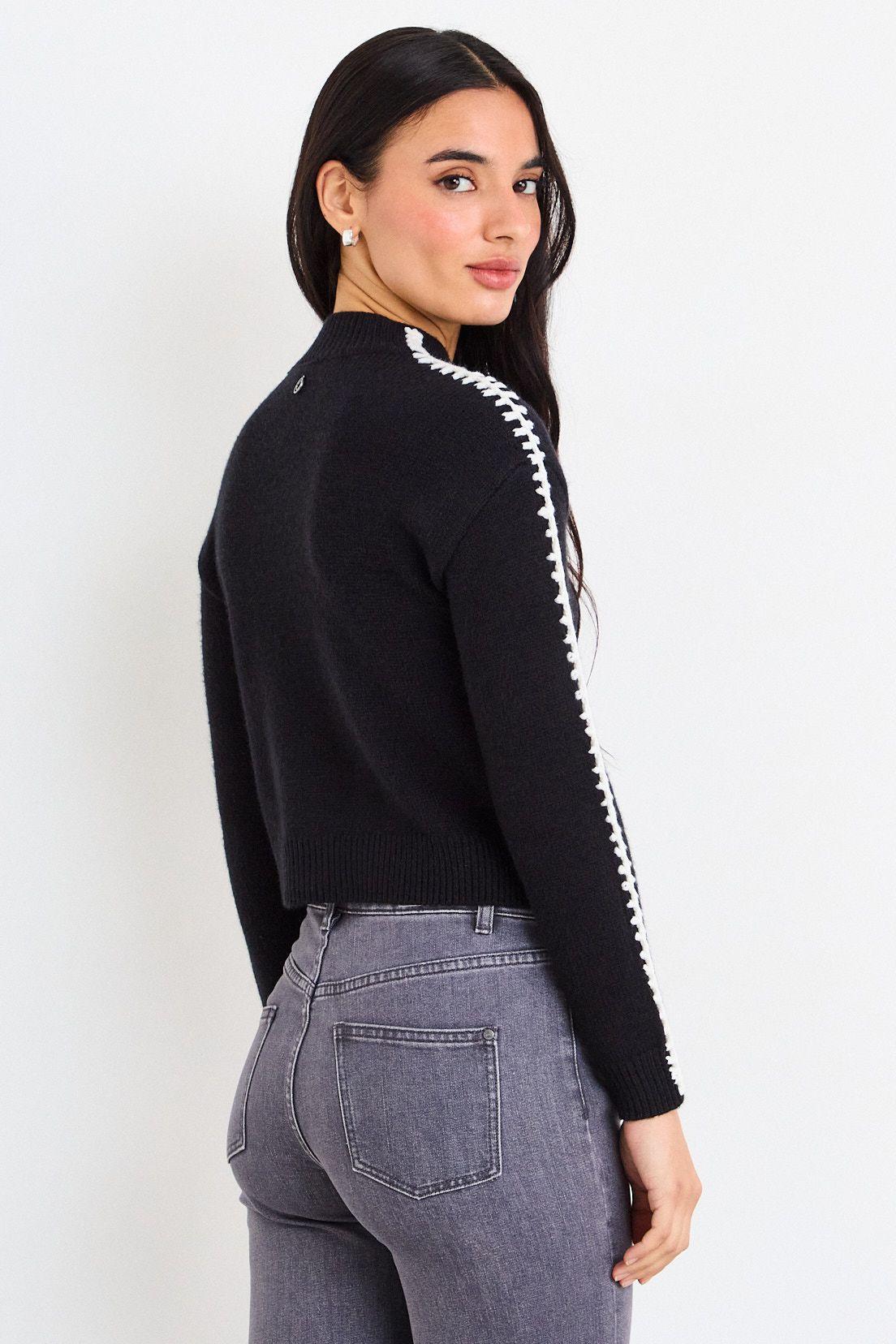 Sweater Liso Negro iO 18120226005102-2