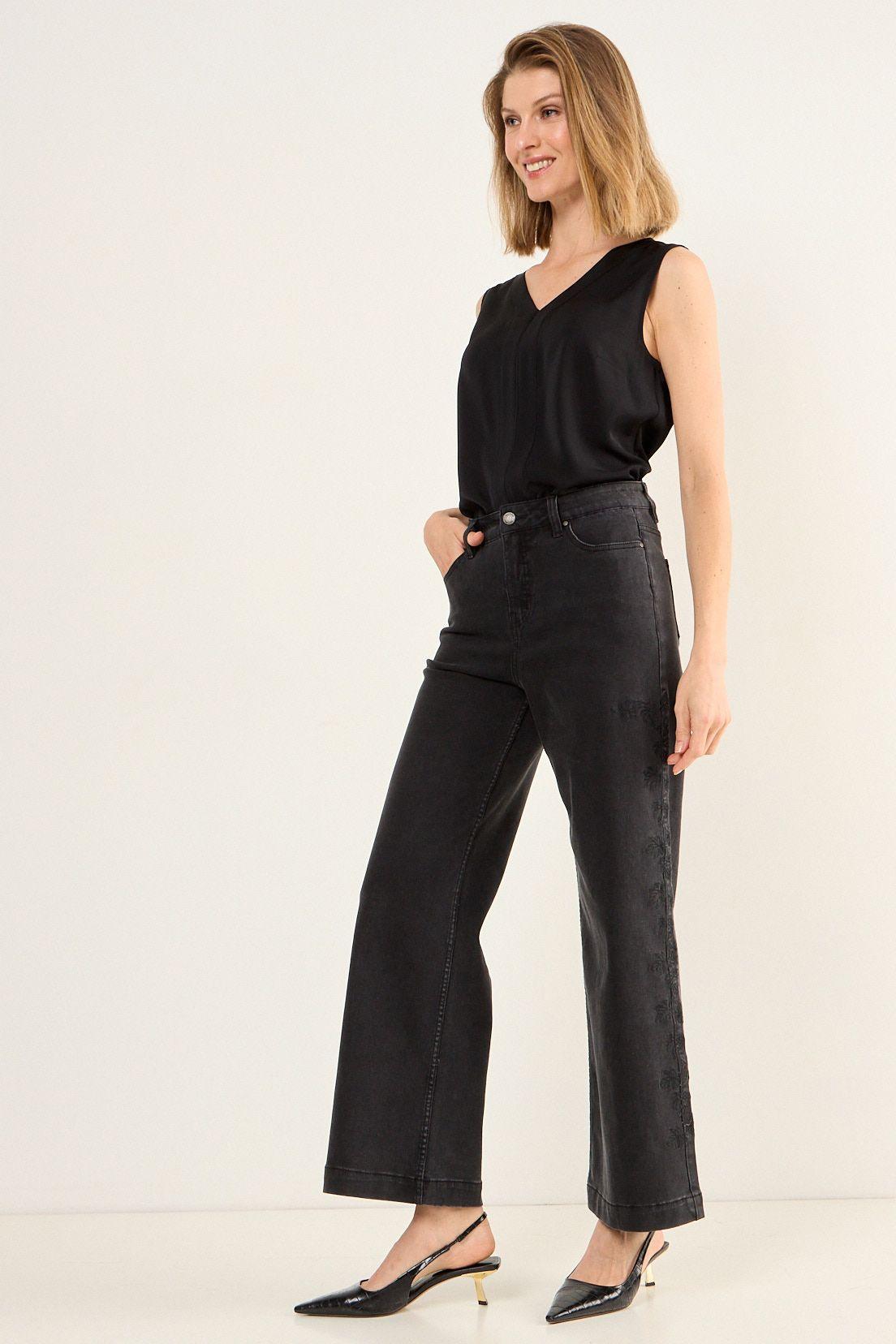 Jeans Flare Negro Ma Griffe 11302126002102-4