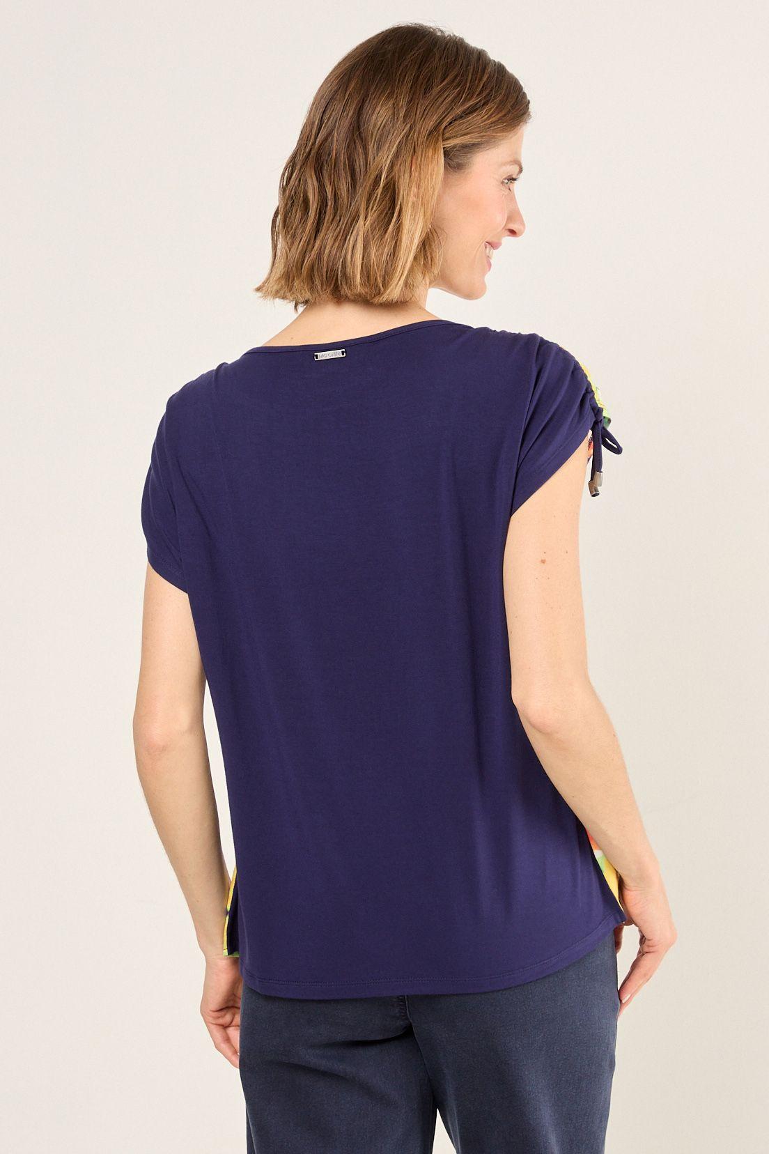 Polera Manga Corta Azul Ma Griffe 14304225033104-2