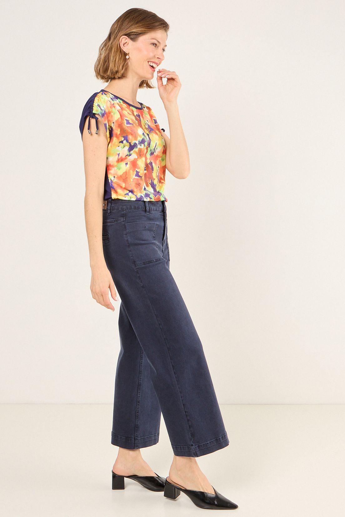 Polera Manga Corta Azul Ma Griffe 14304225033104-3