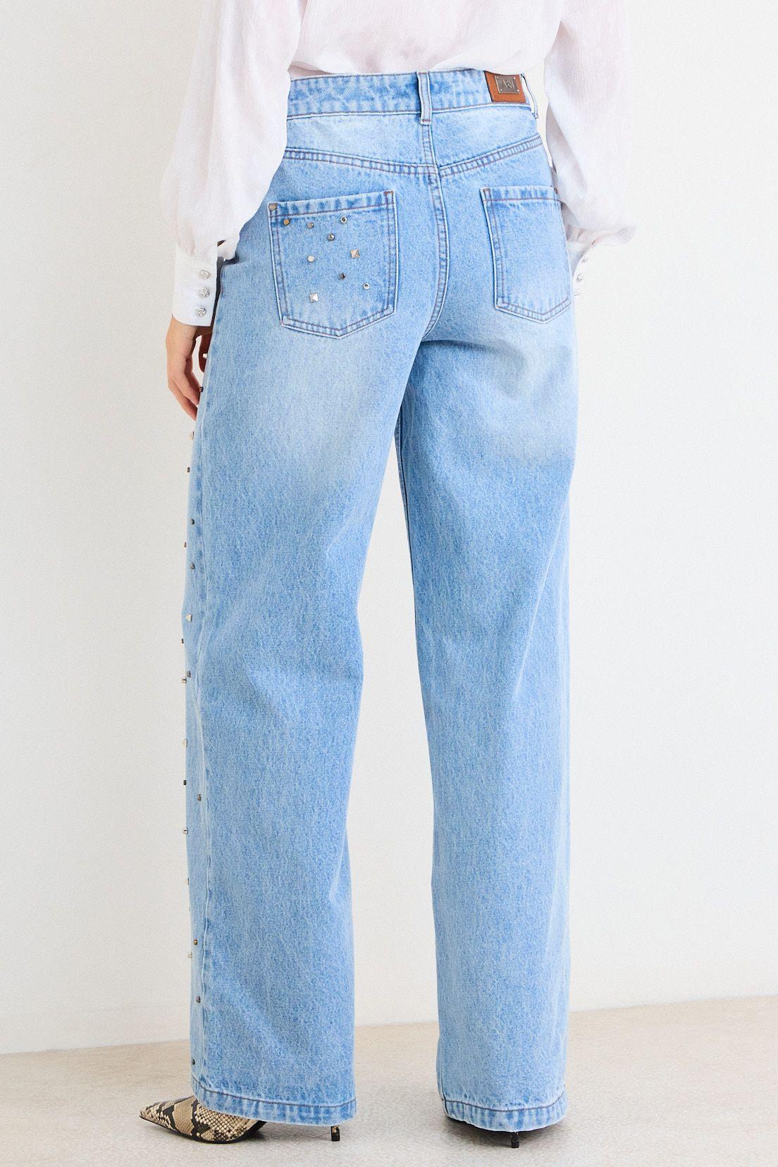 Jeans Liso Ancho Celeste Ash 11307226003110-3