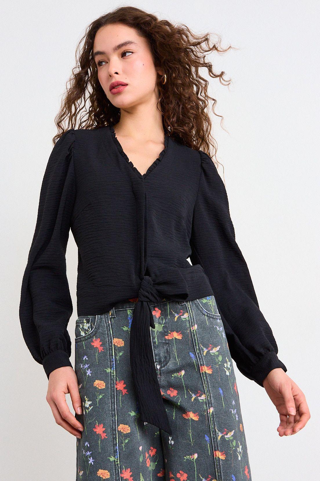 Blusa Lisa Negro iO 14020226050102-0