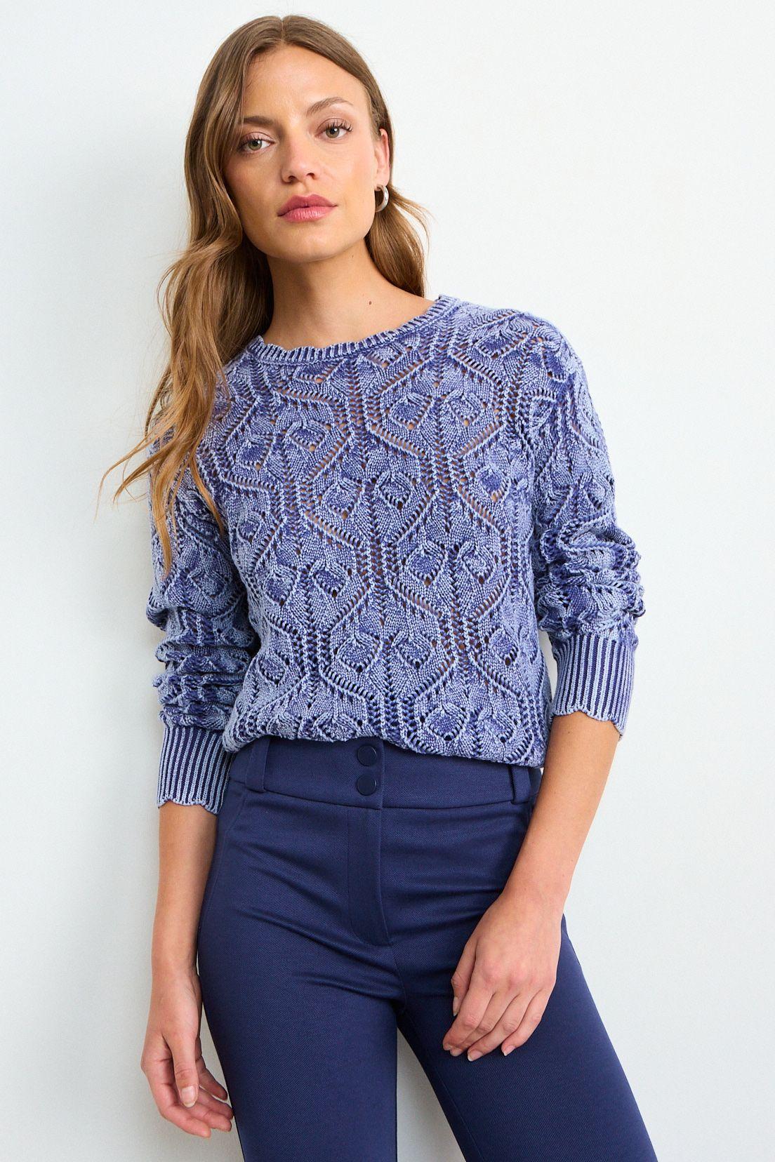 Sweater Liso Azul iO 18120126003104-0