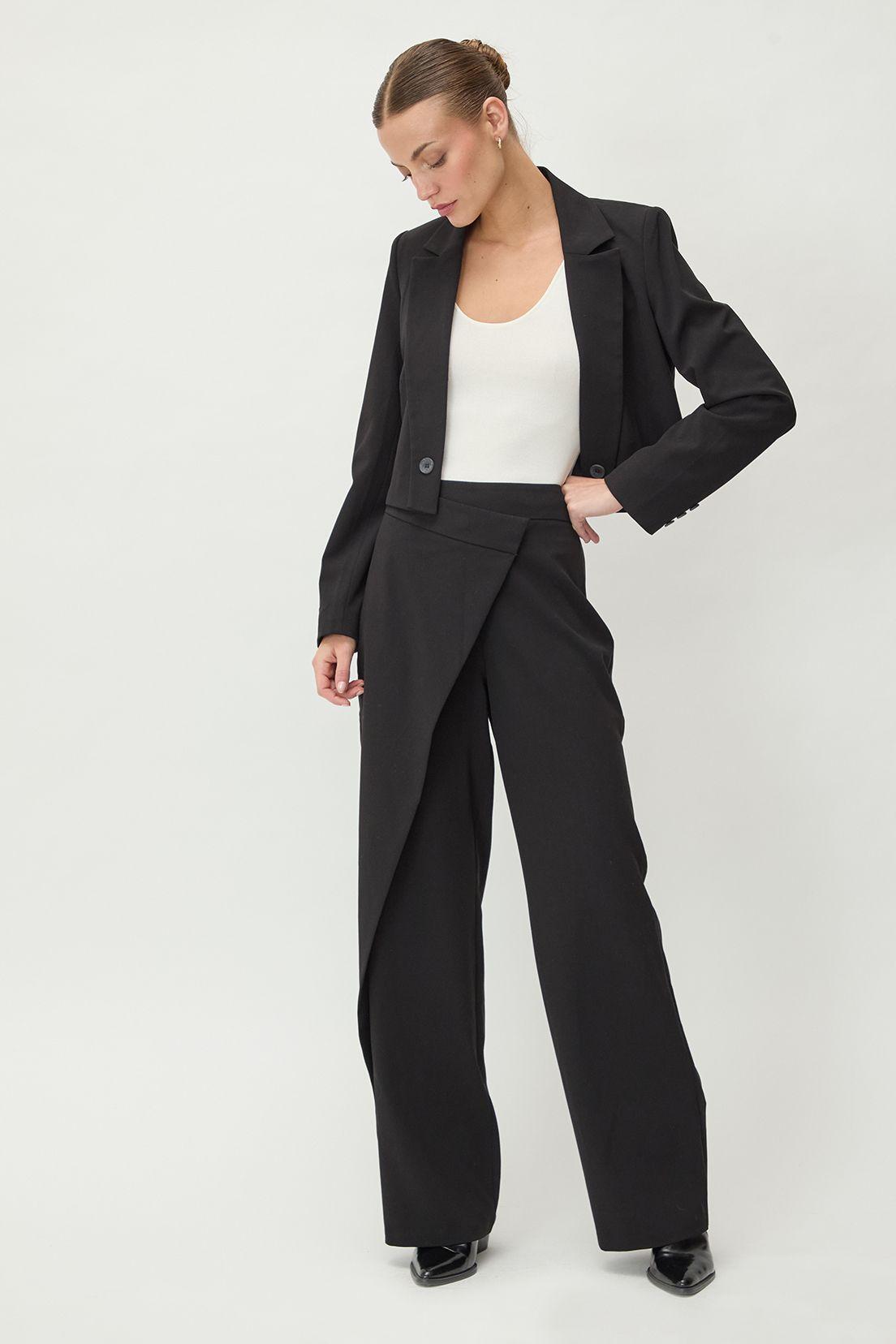 Pantalon Liso Negro 11020125054102-0