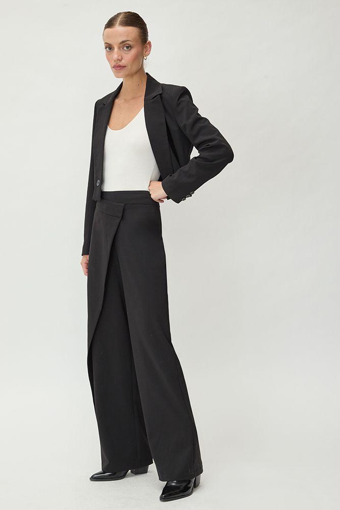Pantalon Liso Negro 11020125054102-4